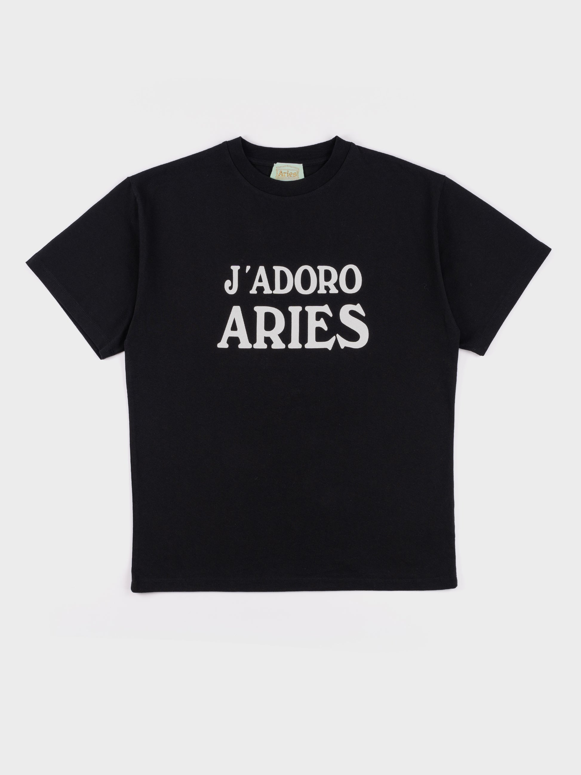 Aries J'adoro Aries SS T-Shirt - Black