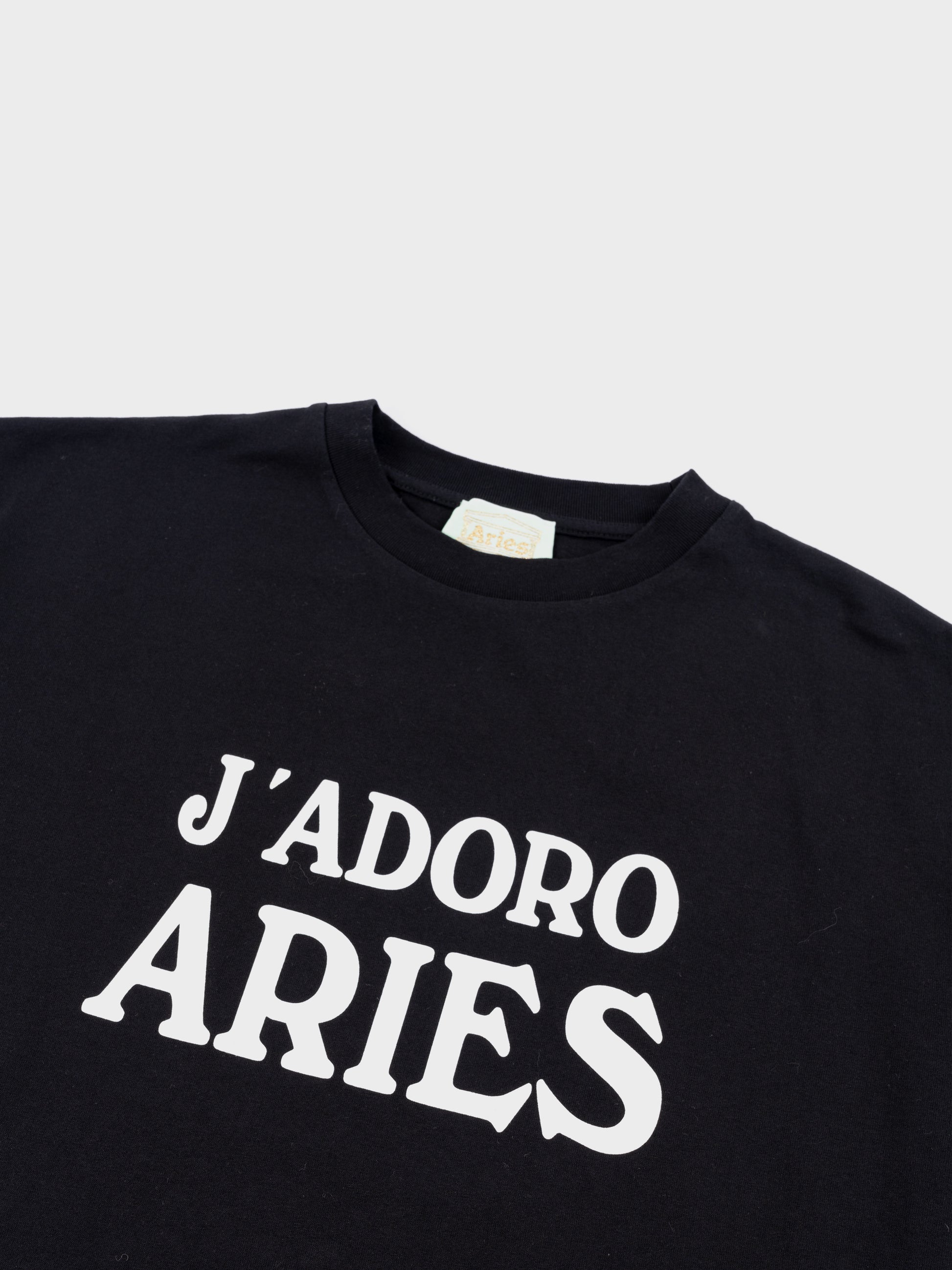 Aries J'adoro Aries SS T-Shirt - Black