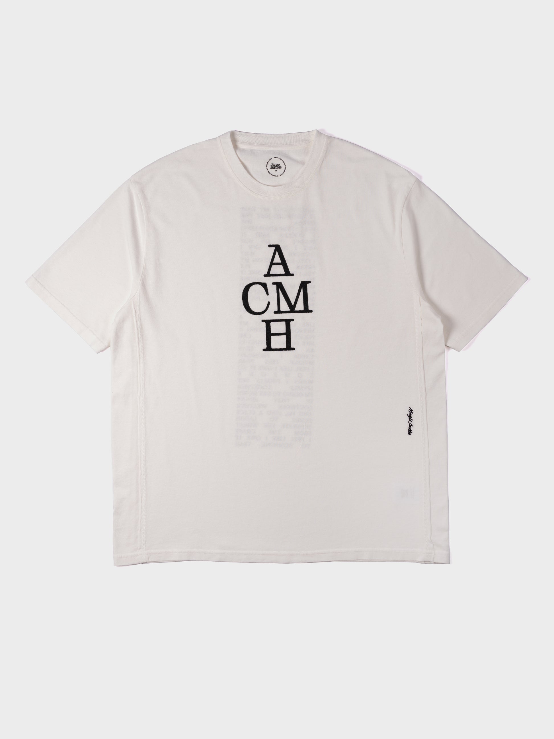Magic Castles Lyrics S/S T-Shirt - Off White