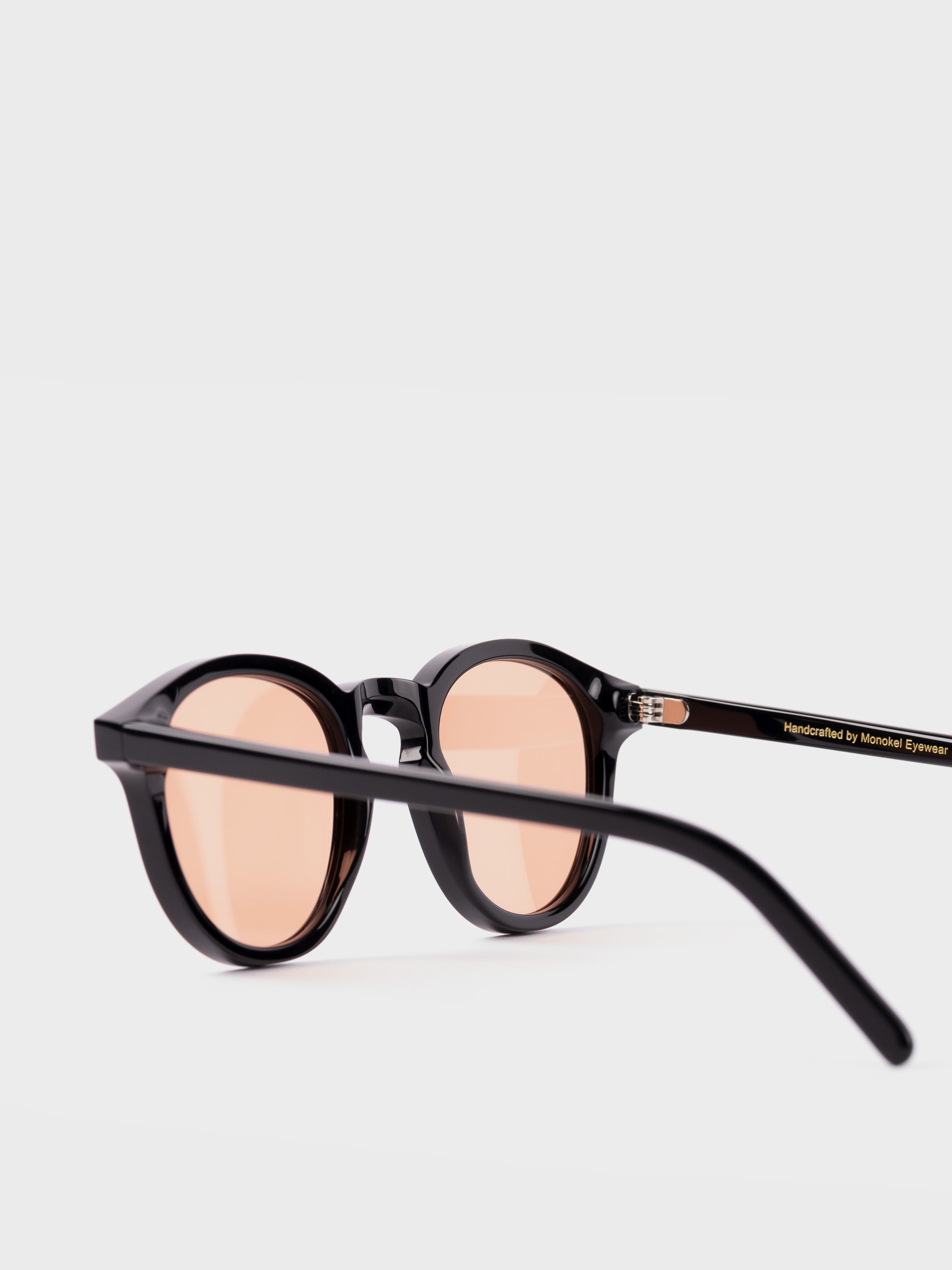 Monokel Sunglasses - Nelson Black/Orange Lens