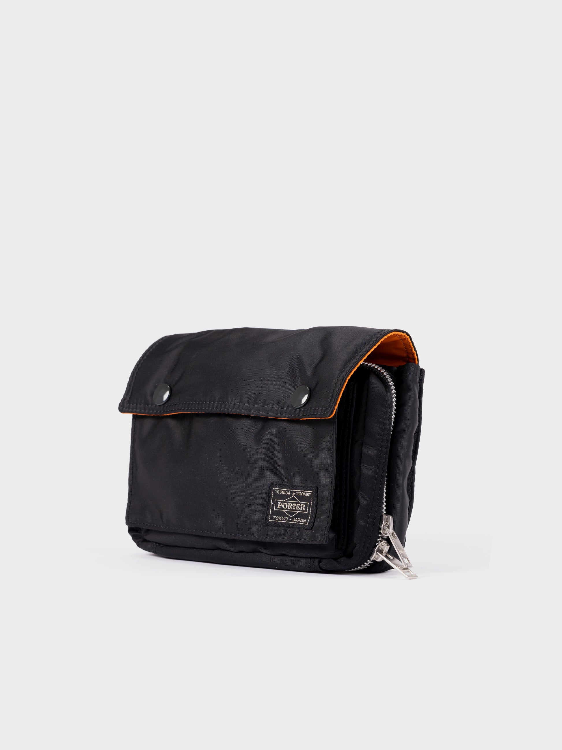 Porter-Yoshida & Co Tanker Pop Front Shoulder Bag - Black