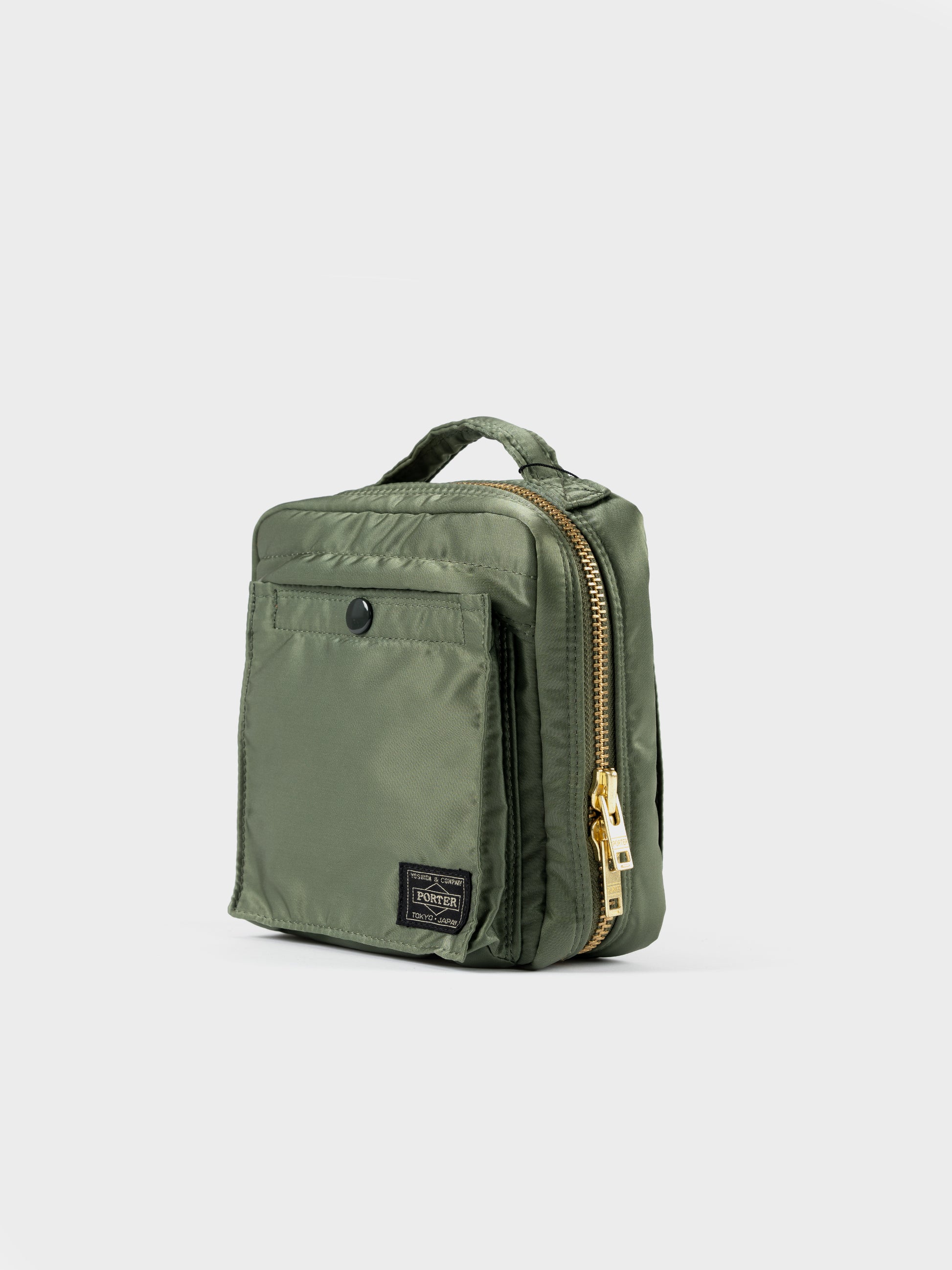 Porter-Yoshida & Co Tanker Square Shoulder Bag - Sage Green
