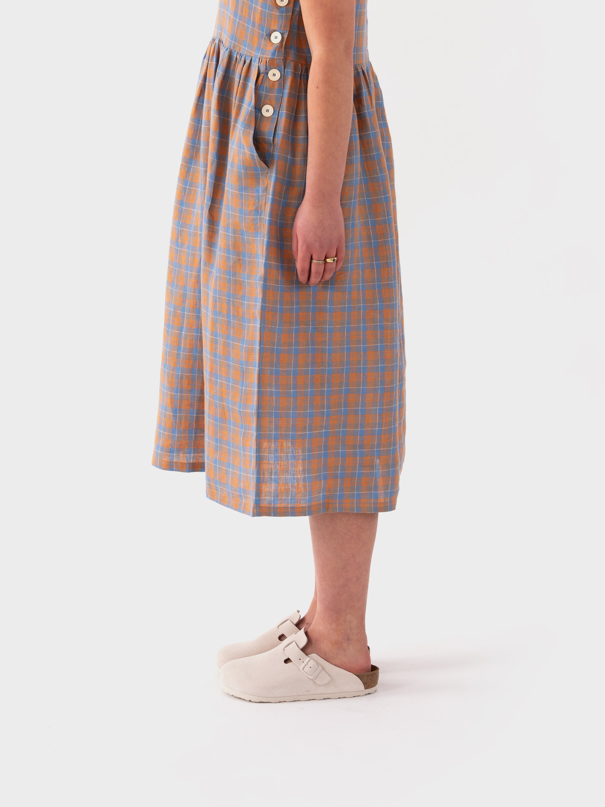 Sideline Tally Dress - Mixed Check