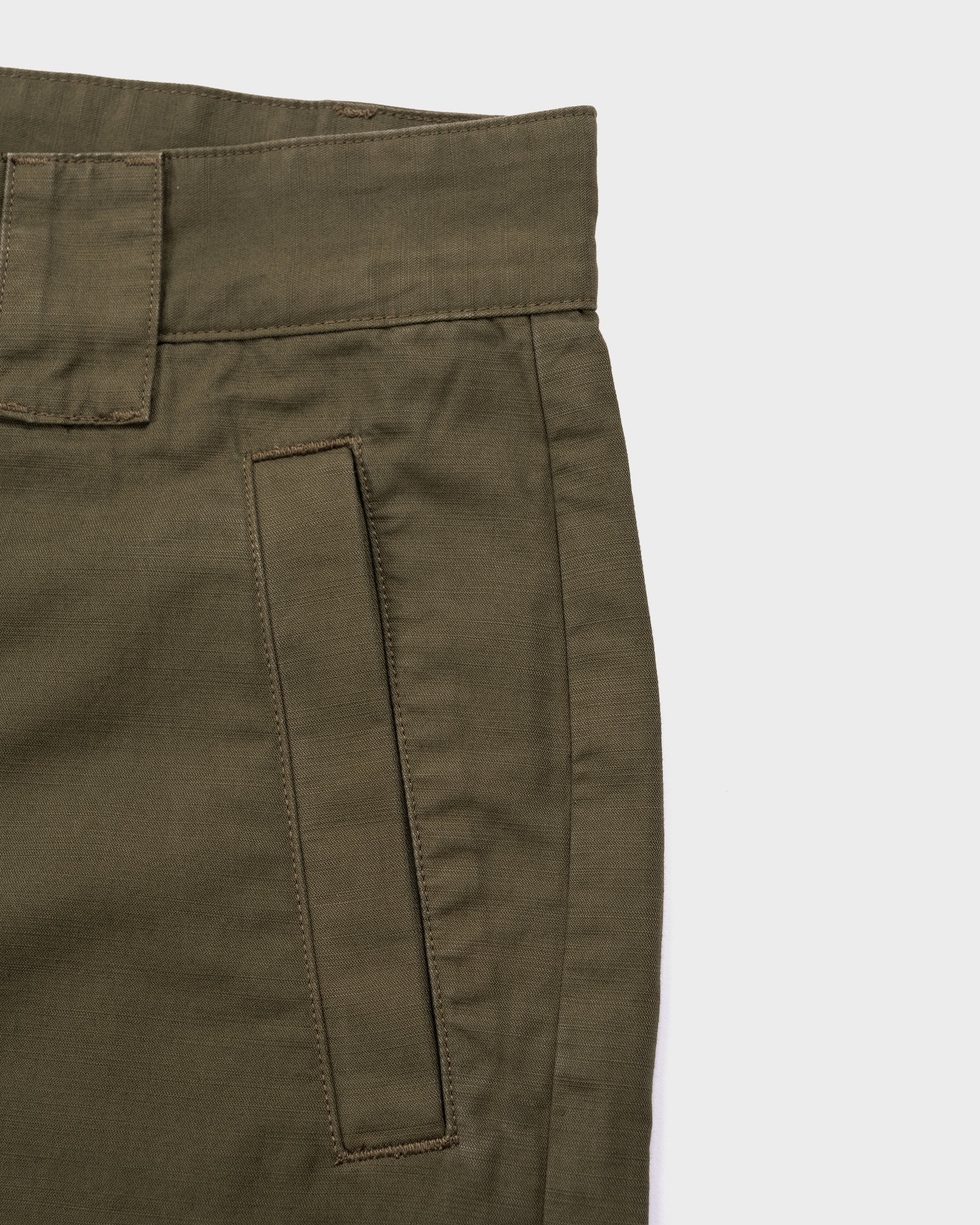 TOAST Garment Dyed Tapered Trousers - Artichoke