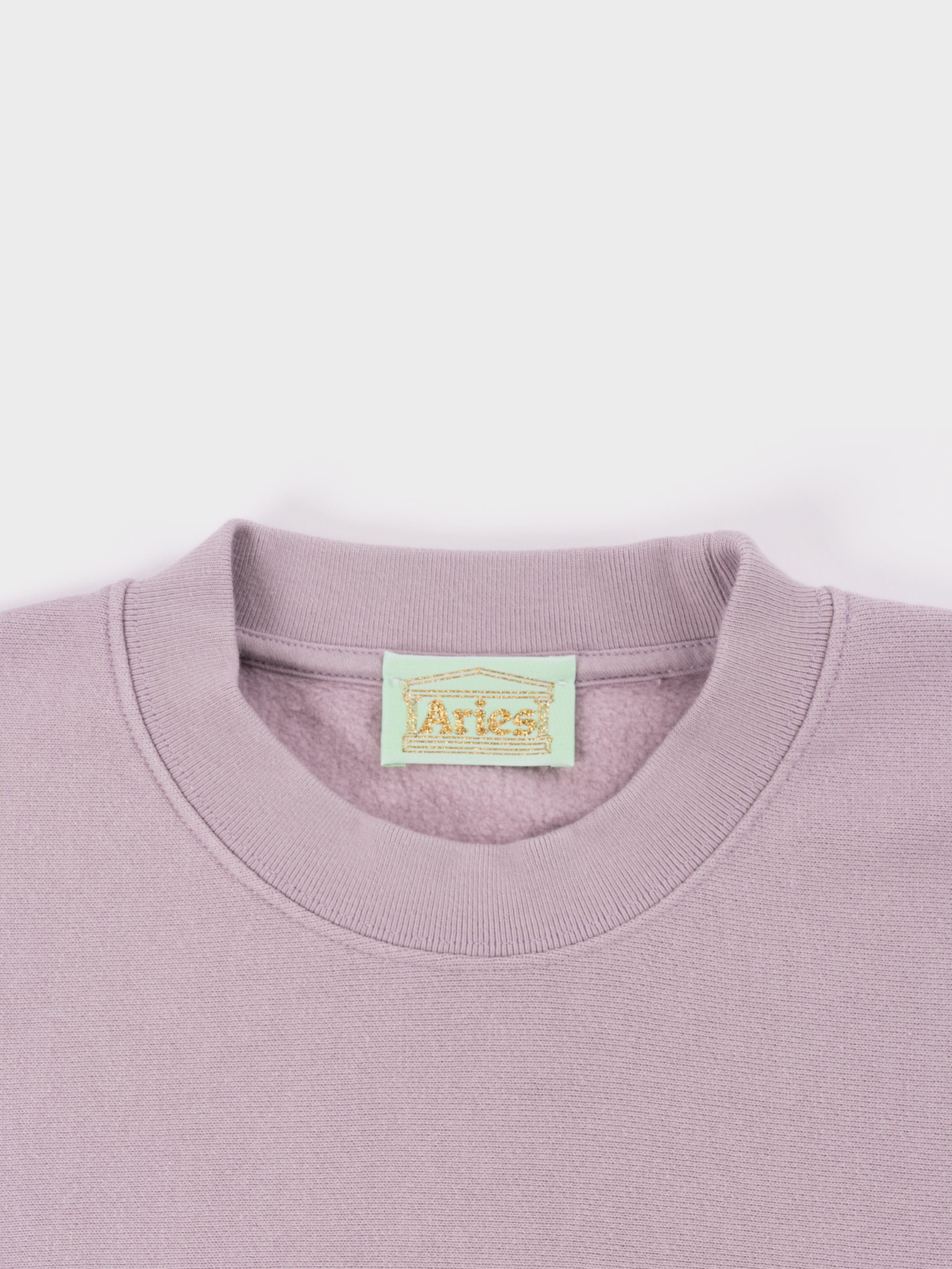 【ARIES】Aged Premium Temple Sweatshirt / LILAC Aries - Premium Temple Sweatshirt | HBX - Globally Curated
