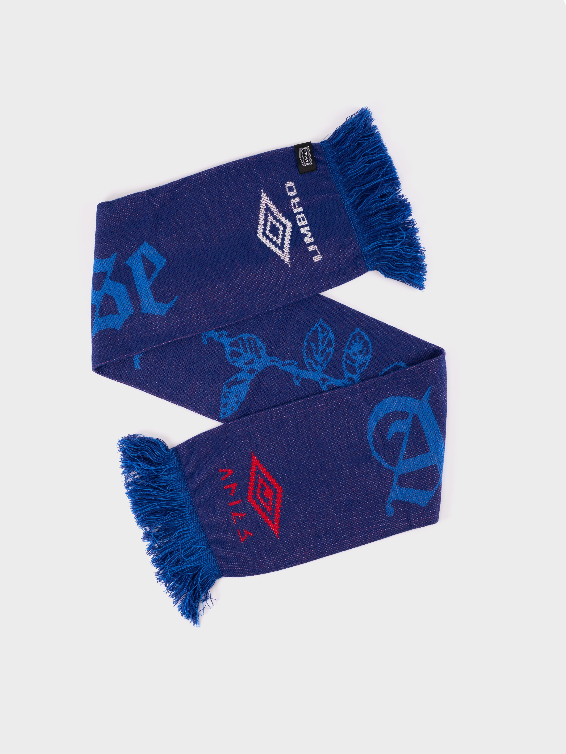 小物 ARIES NO PROBLEMO SCARF BLUE Buy Aries No Problemo Scarf 'Blue/White' - FTAR90008 BLUE | GOAT