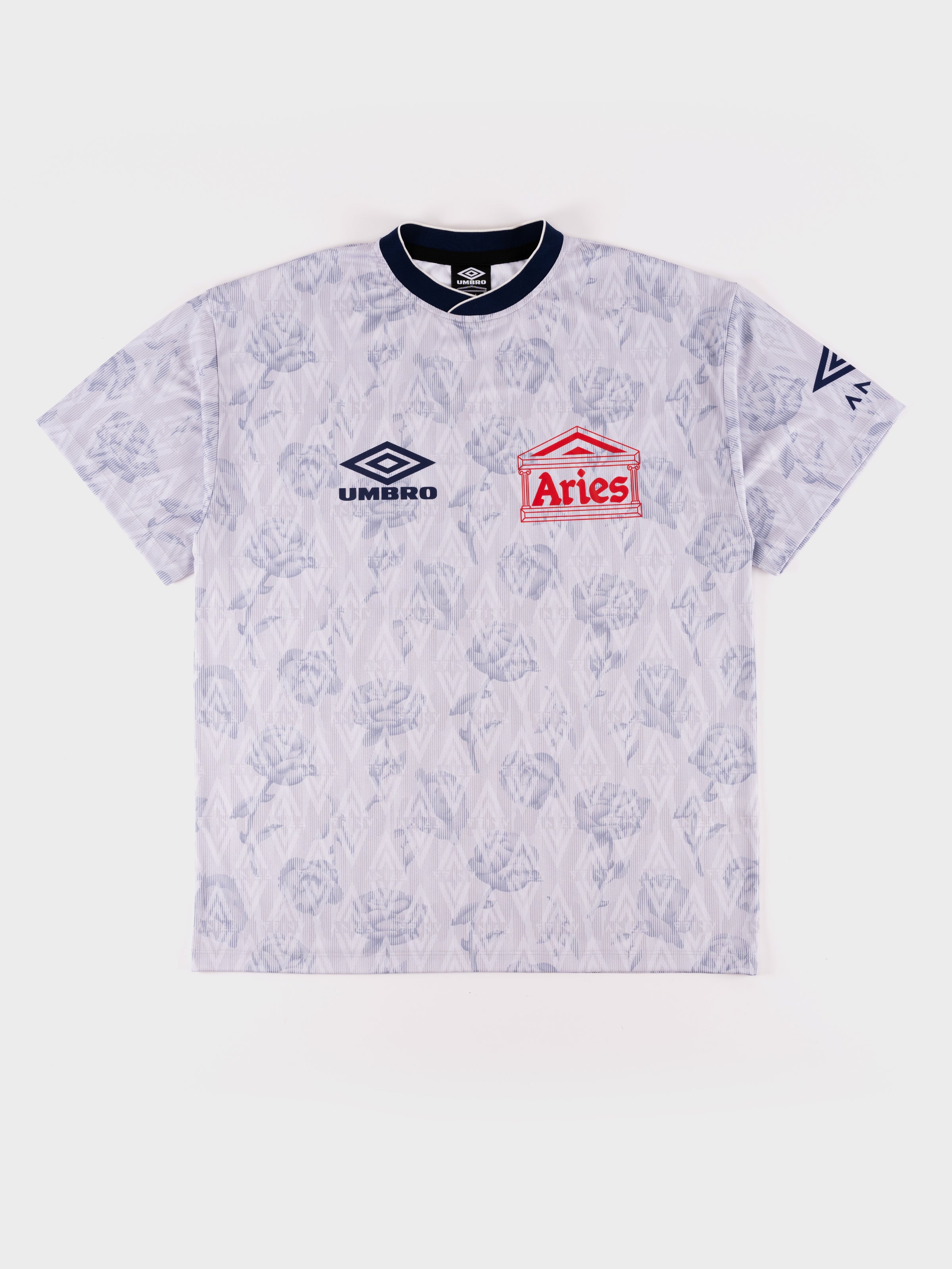 Umbro Aries 薔薇シャツ Aries x Umbro White Roses SS Football Jersey - White – Seven Stones
