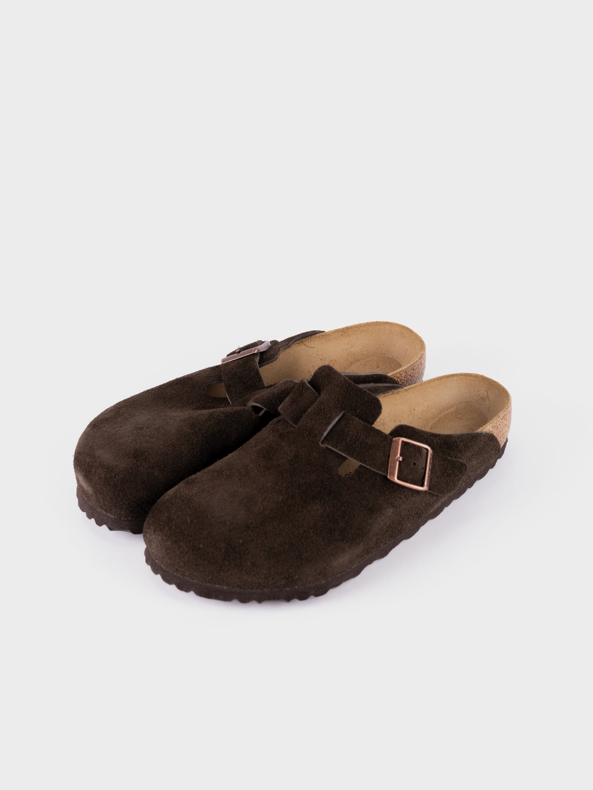 Birkenstock Boston BS Suede - Mocca