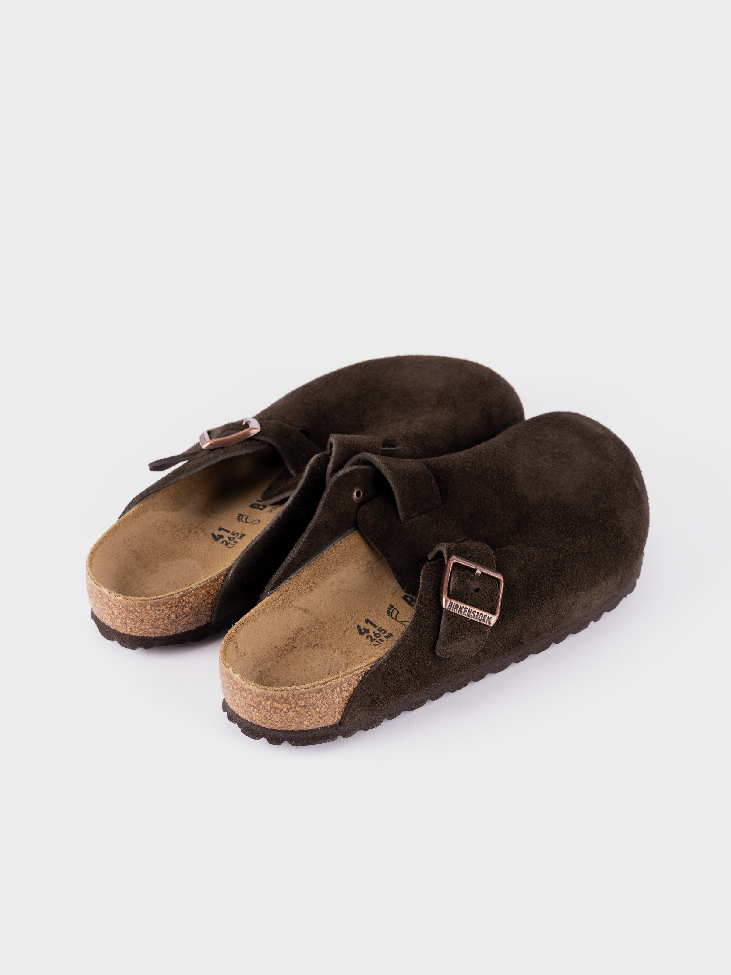 Birkenstock Boston BS Suede - Mocca – Seven Stones
