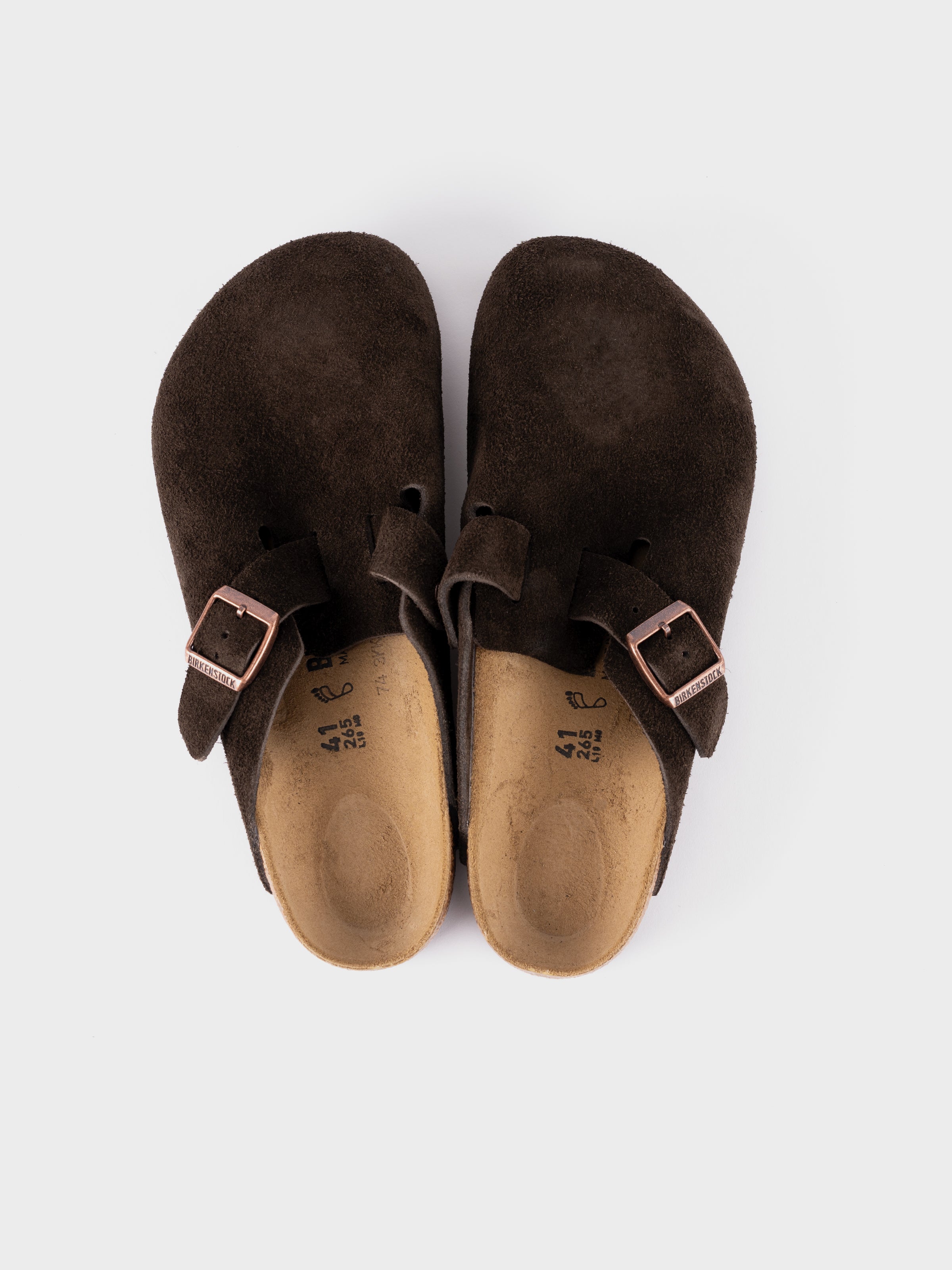Birkenstock Boston BS Suede - Mocca – Seven Stones