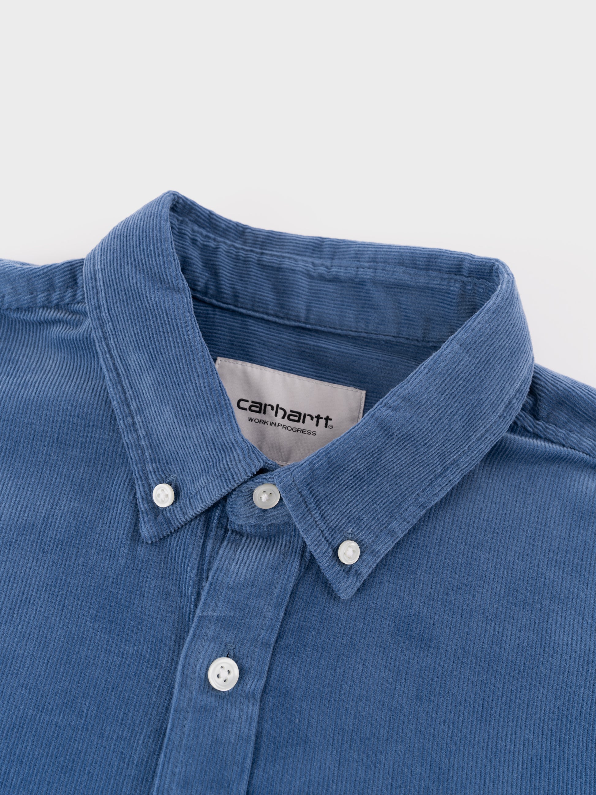 Carhartt LS Madison Fine Cord Shirt - Sorrent/Wax