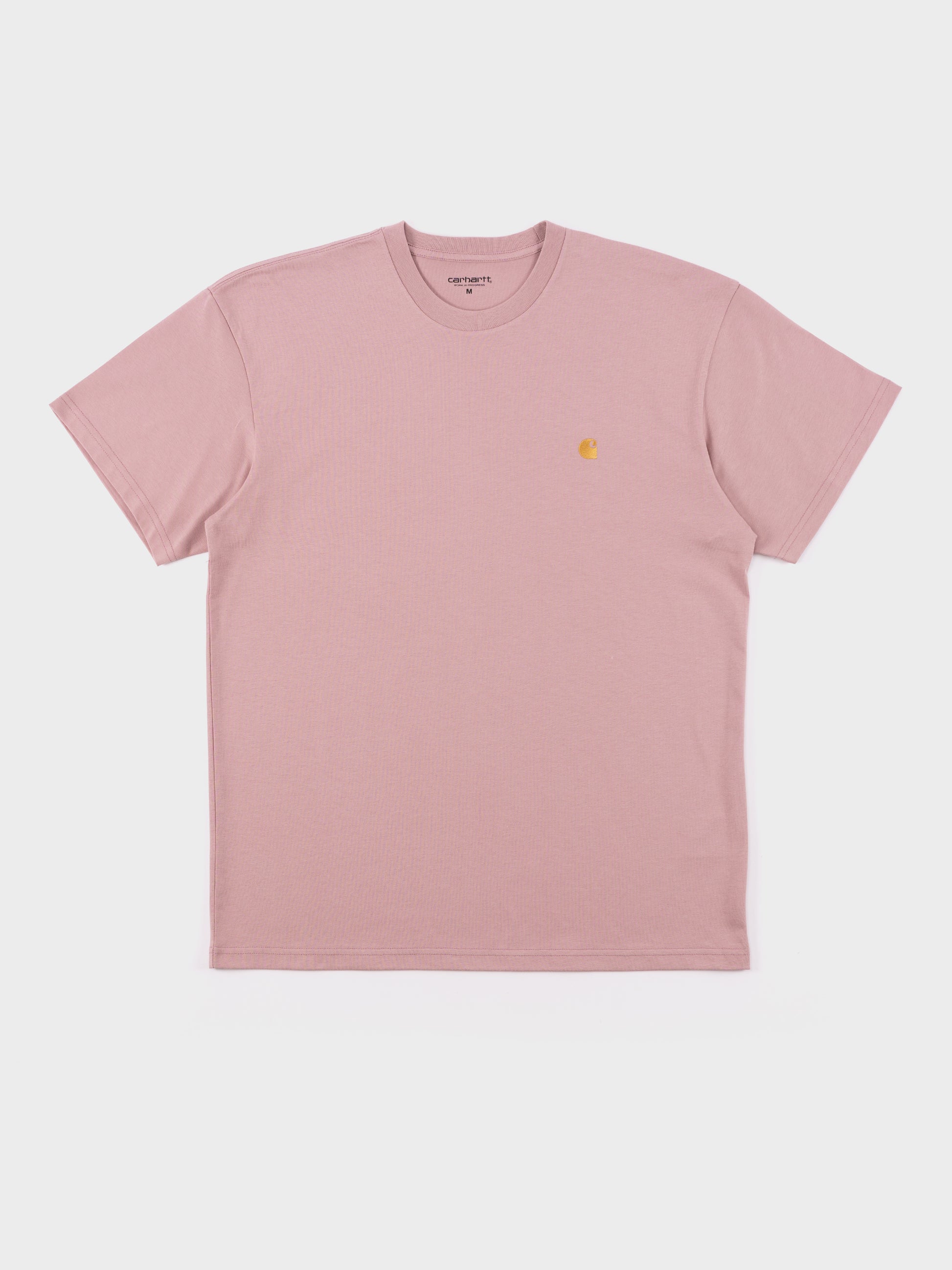 Carhartt SS Chase T Shirt - Glassy Pink/Gold