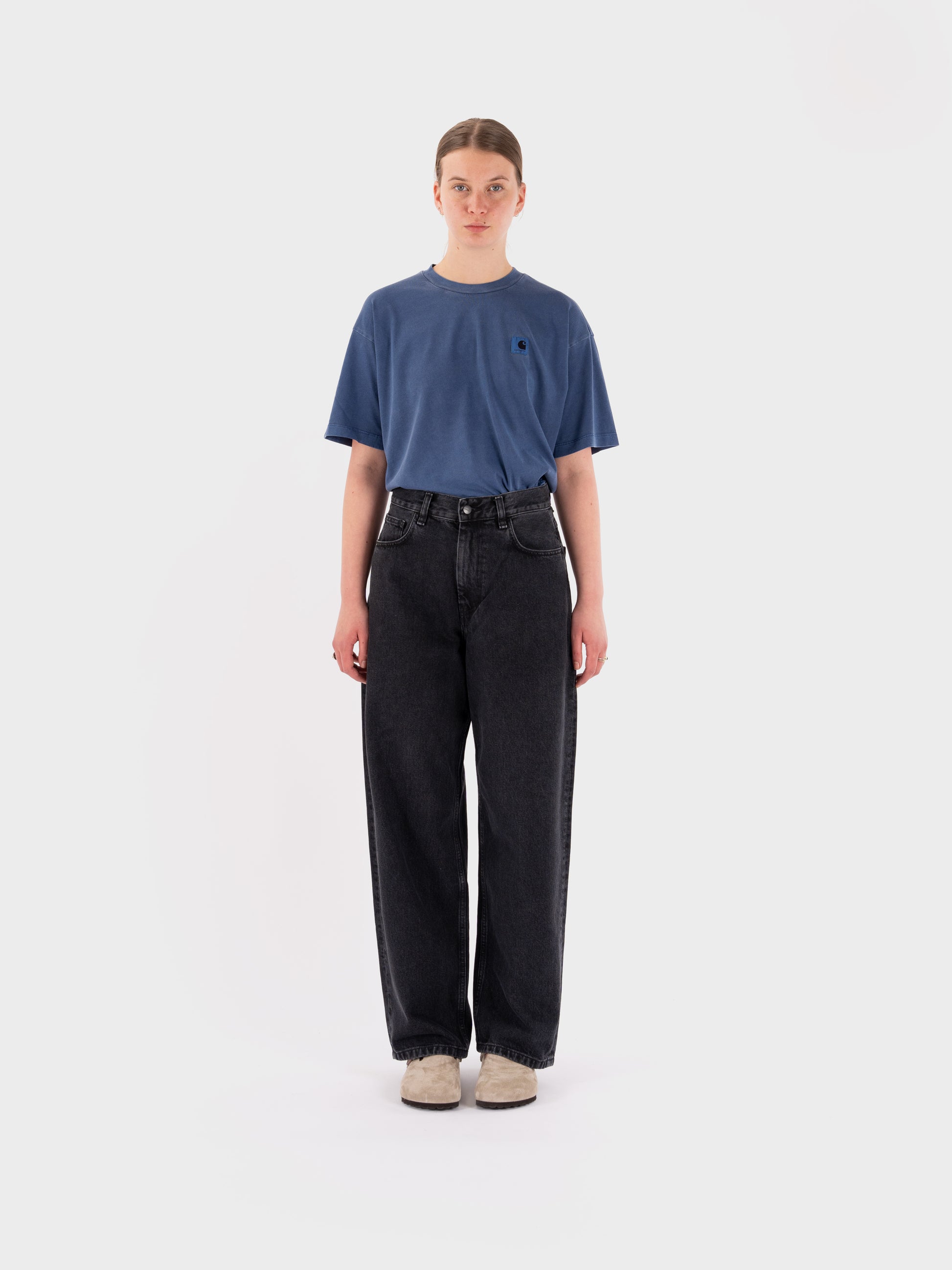 Carhartt W' Brandon Pant - Black Stone Washed