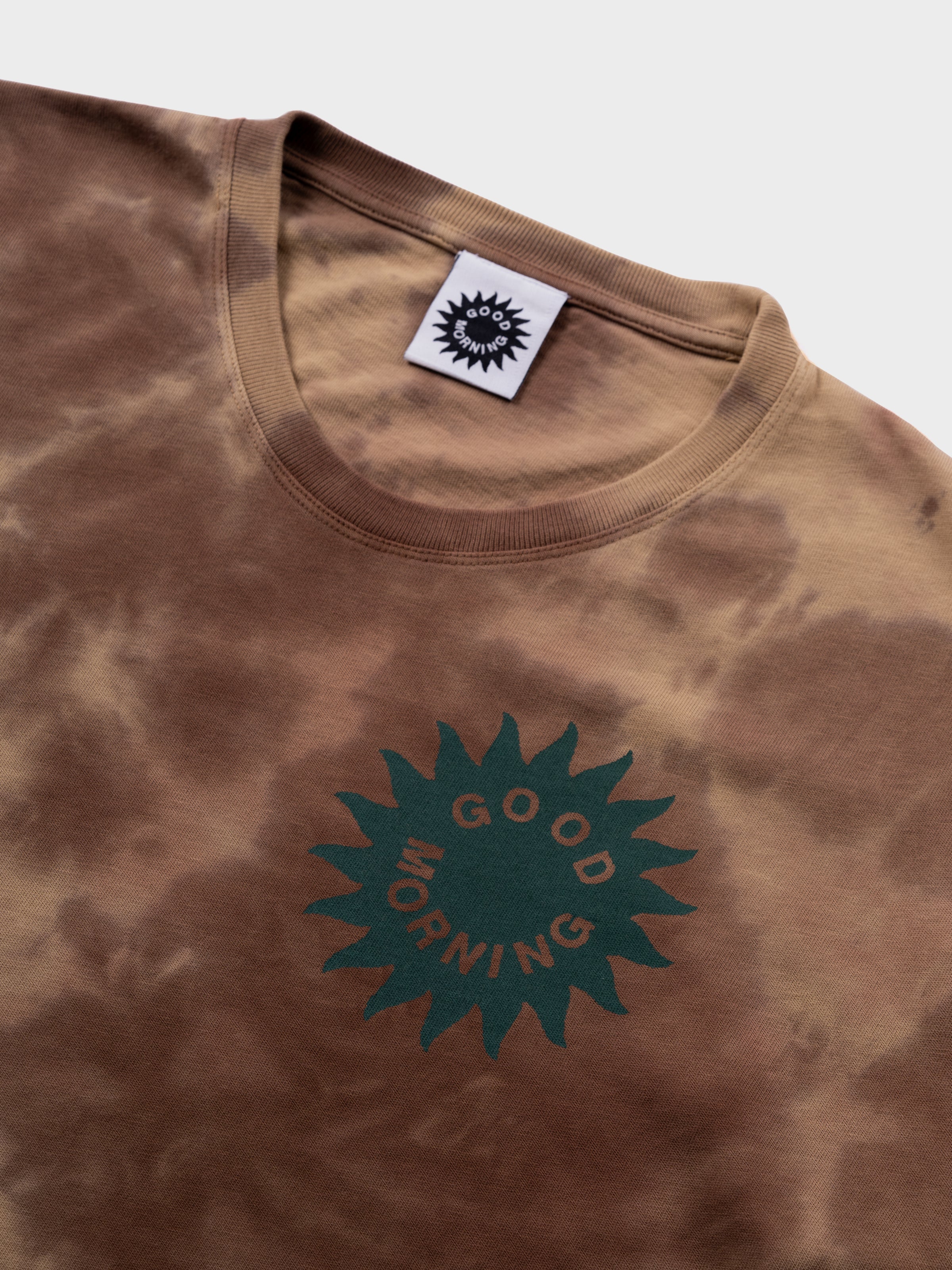Good Morning Tapes Sun Logo SS T-Shirt - Earth Dye – Seven