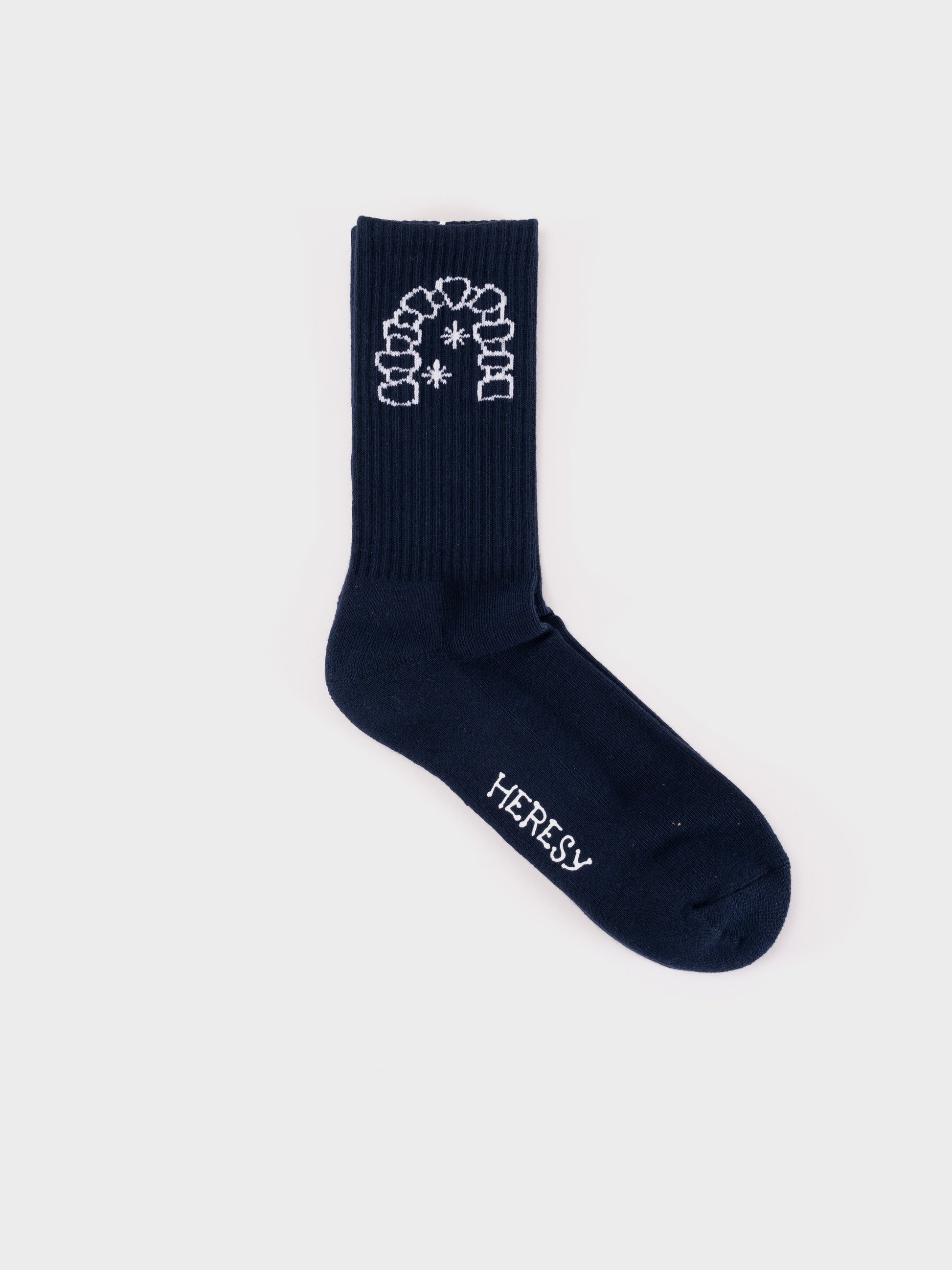 Heresy Arch Socks - Navy