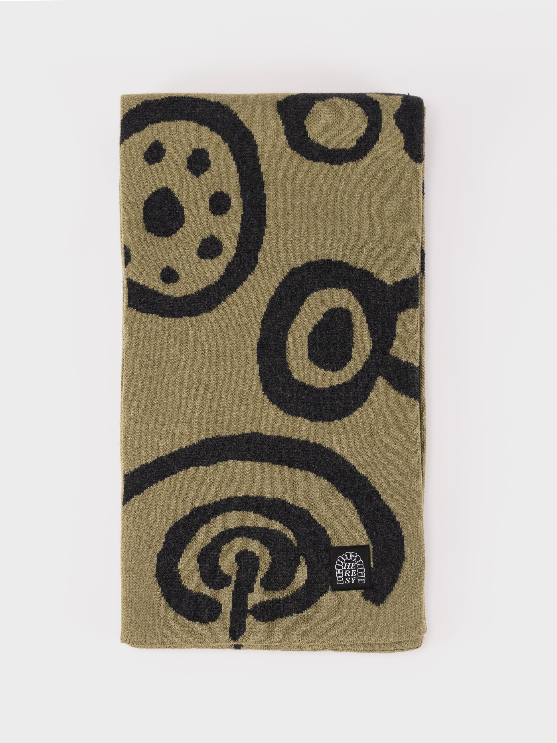 Heresy Carvings Scarf - Green