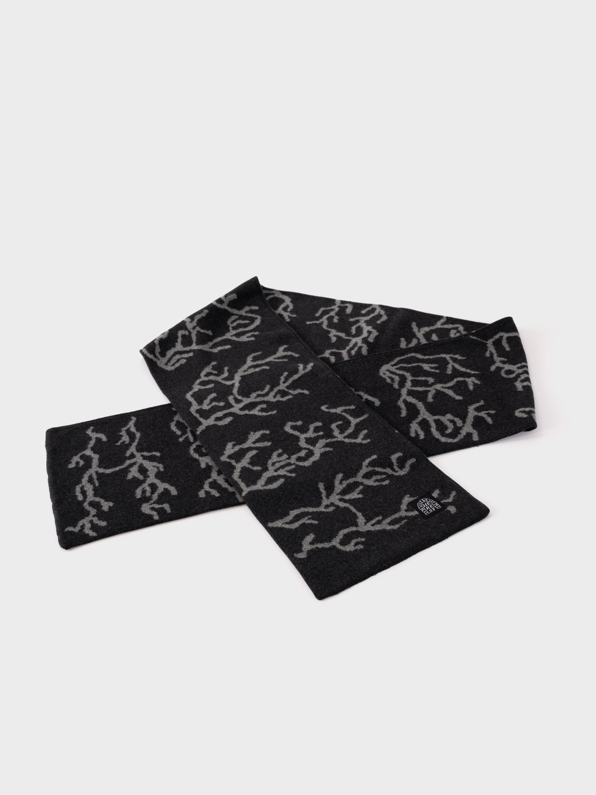 Heresy Root Scarf - Charcoal