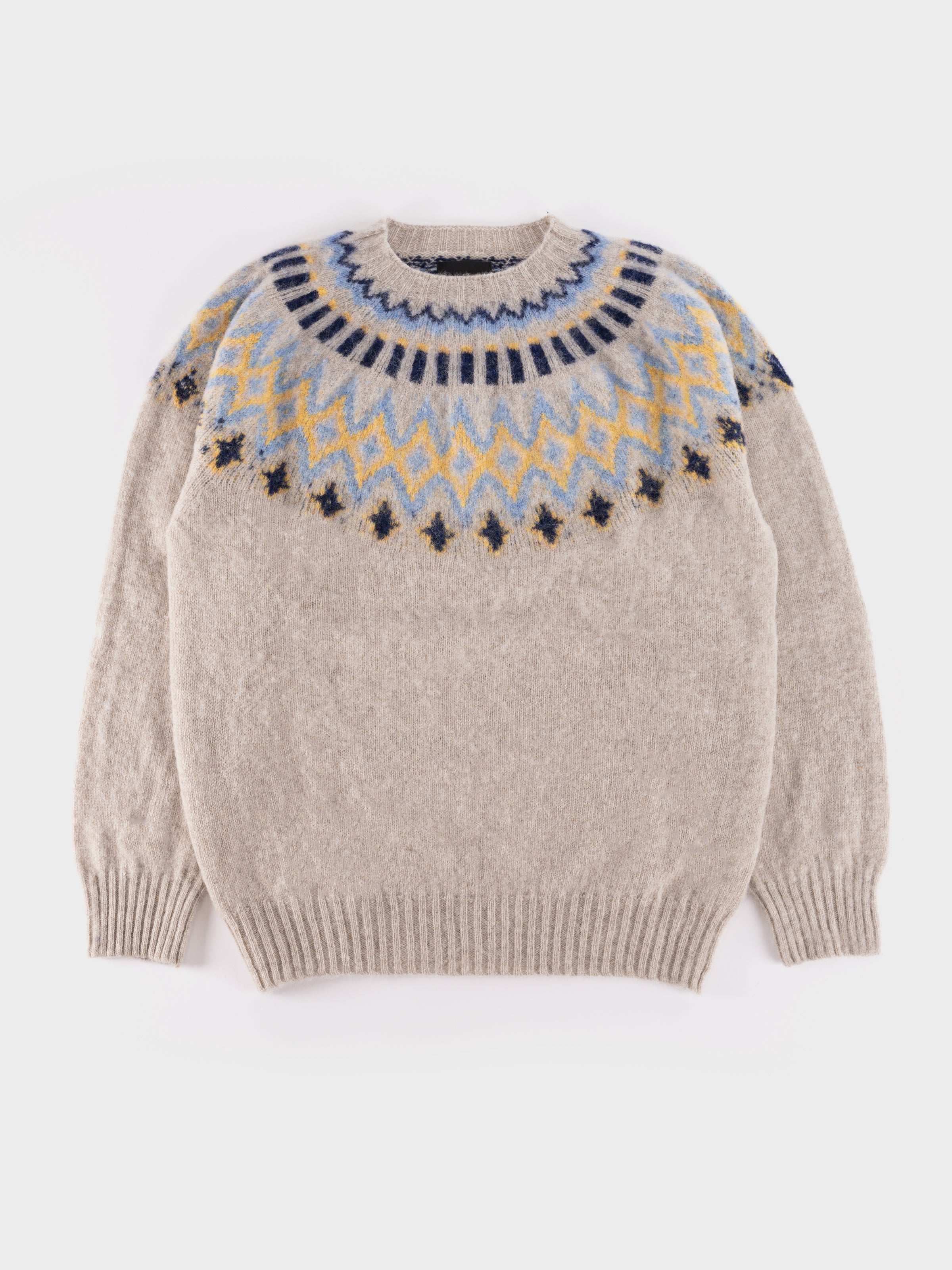Howlin' Future Fantasy フェアアイル柄 セーター Howlin' Future Fantasy Knit - Cosmic Latte – Seven Stones