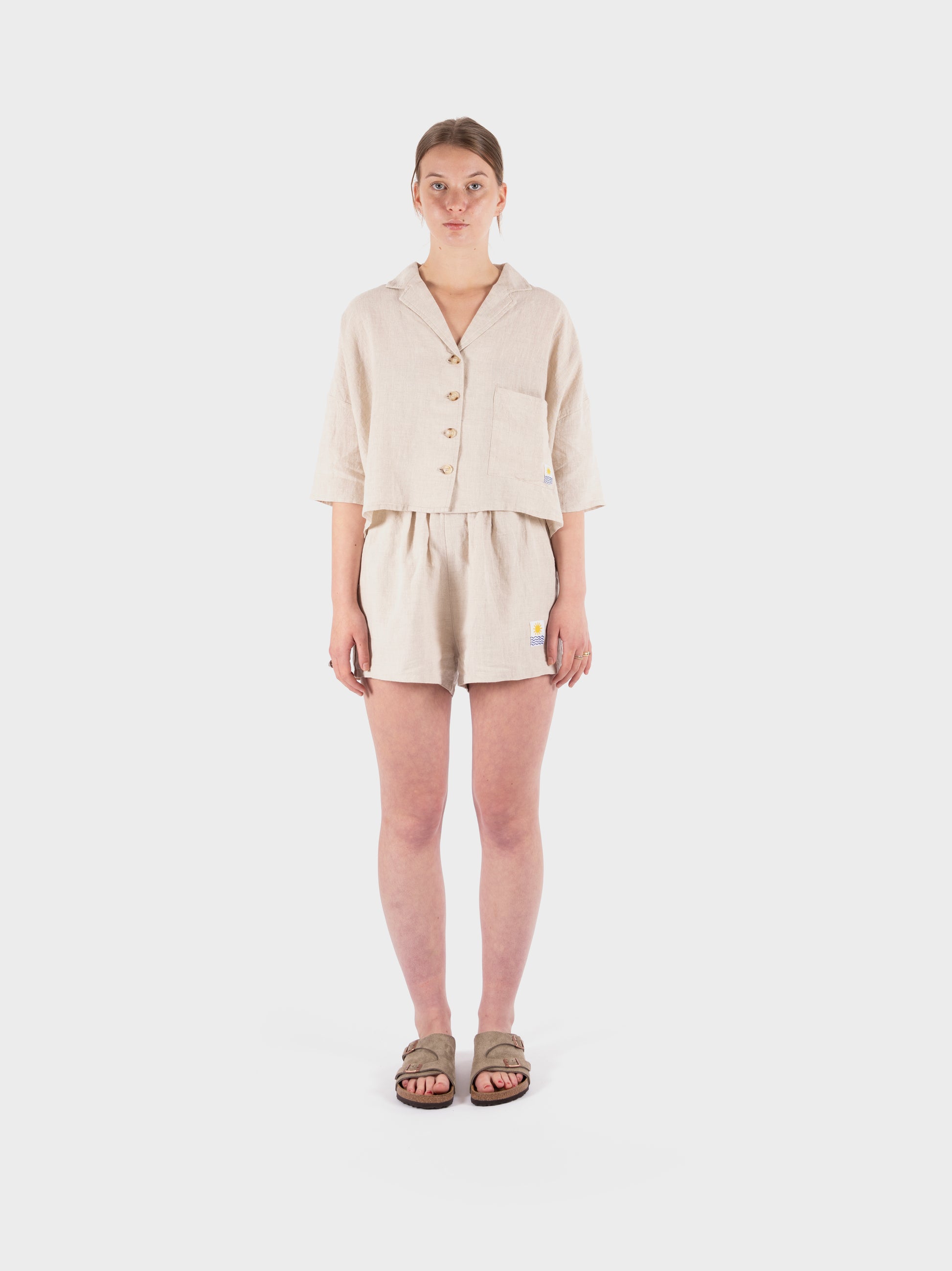 L.F Markey Maxim Linen Shirt - Cream