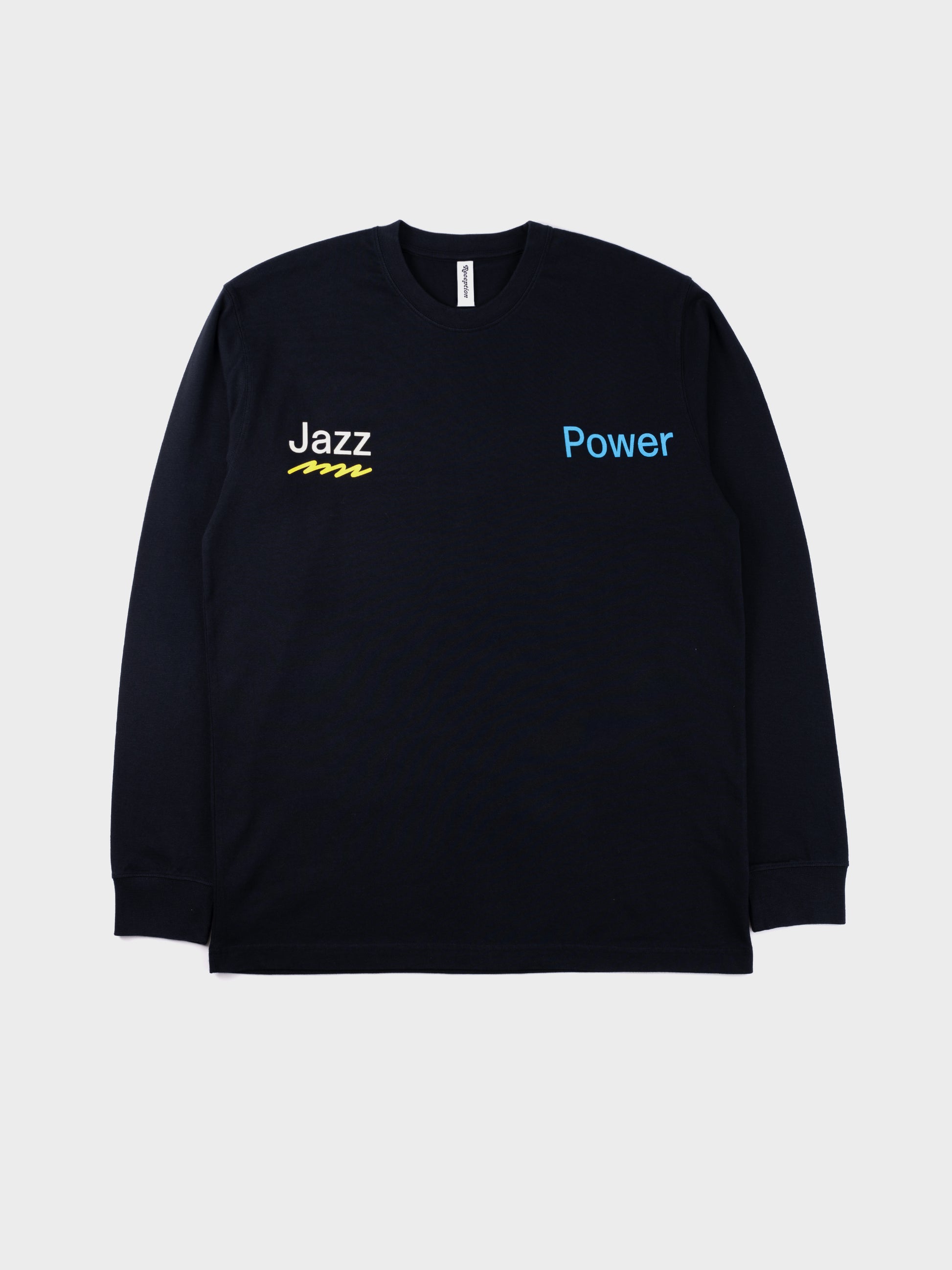 Reception Jazz LS T Shirt - Dark Navy