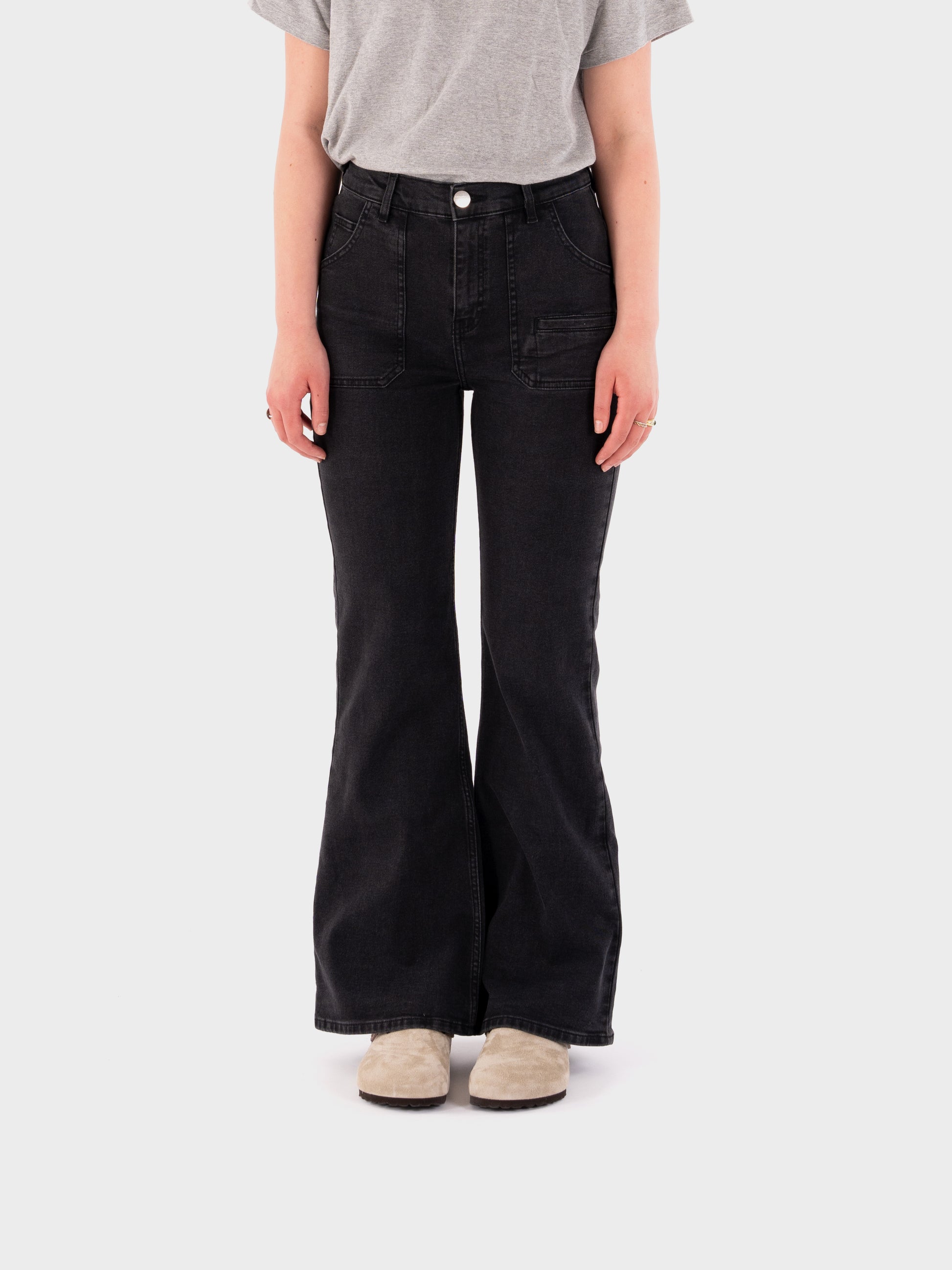 Seventy + Mochi Queenie Jean - Washed Black