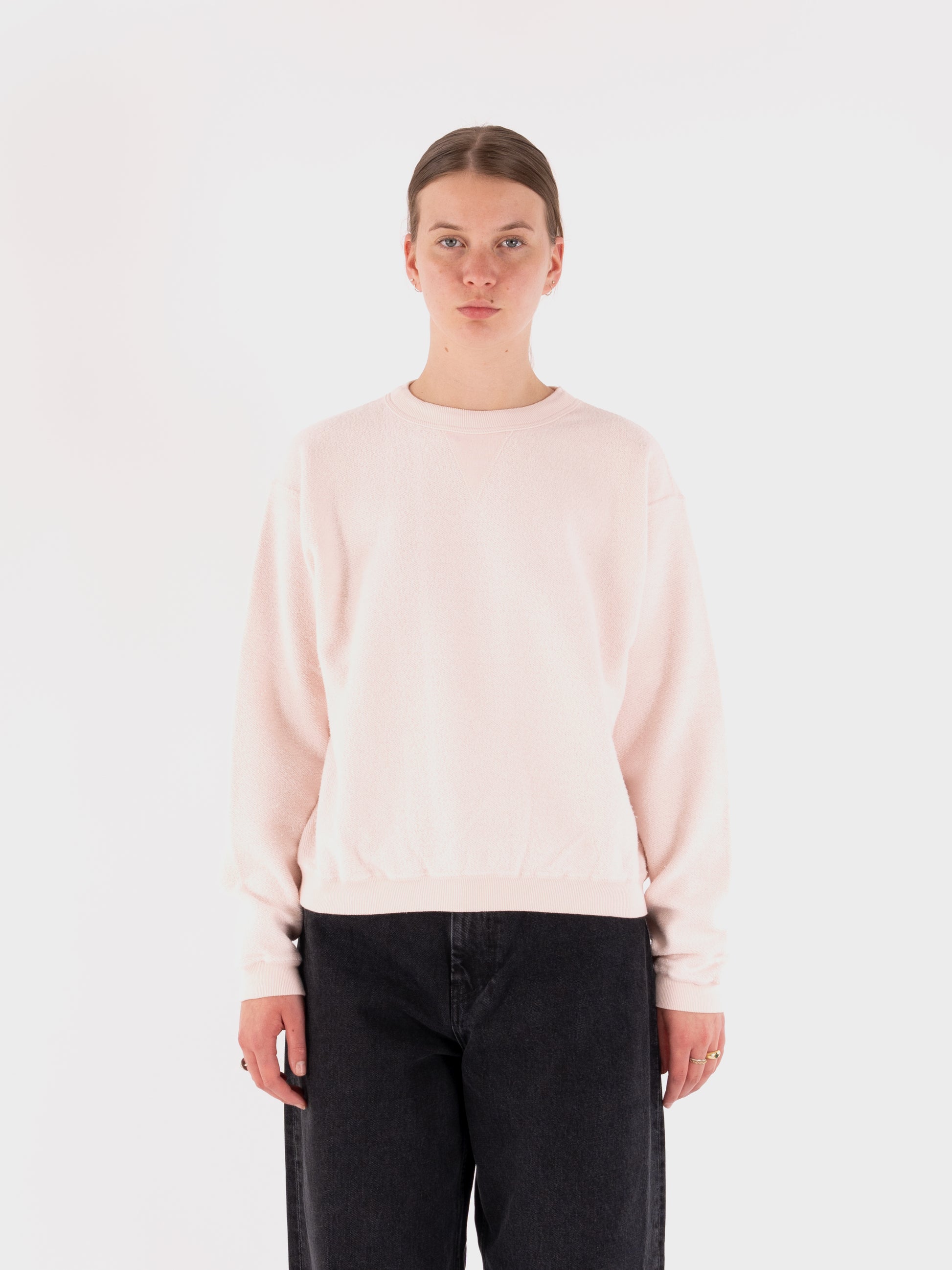 Sunray Spirit Hina Brushed Fleece Sweatshirt - Mauve Chalk