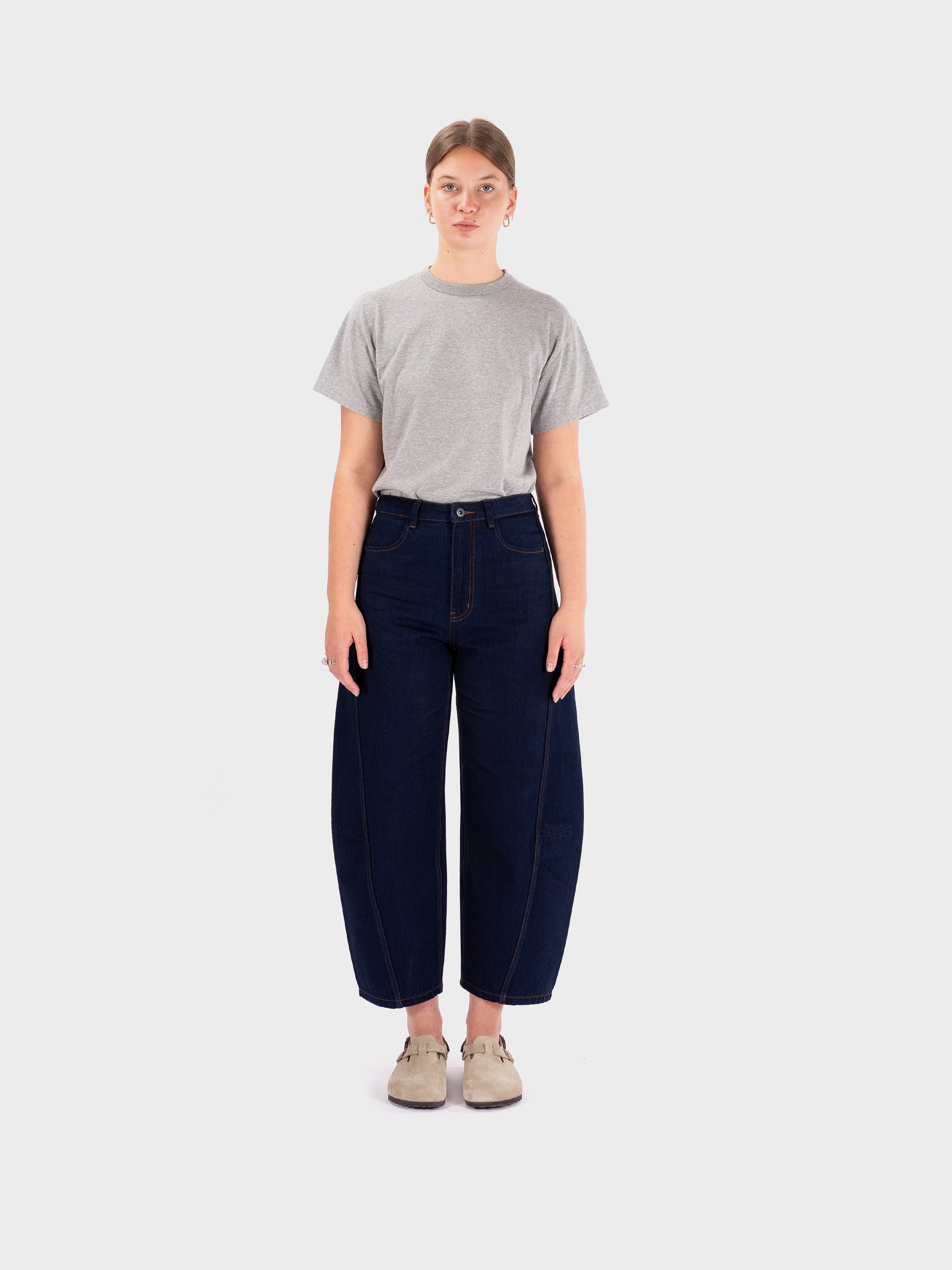 TOAST Twisted Seam Japanese Denim Trousers - Indigo