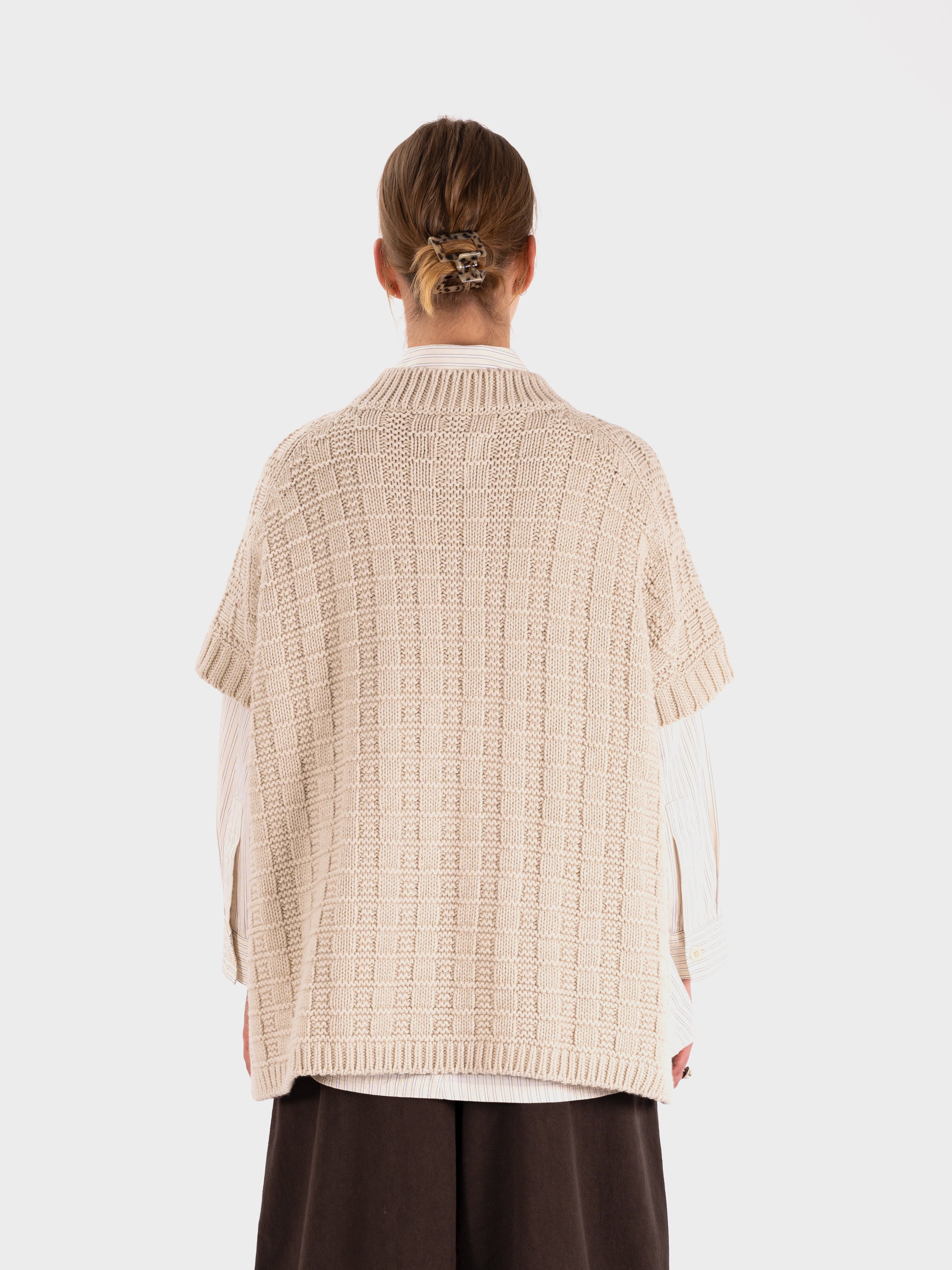 TOAST Grid Stitch Wool Cotton Tank - Bone – Seven Stones