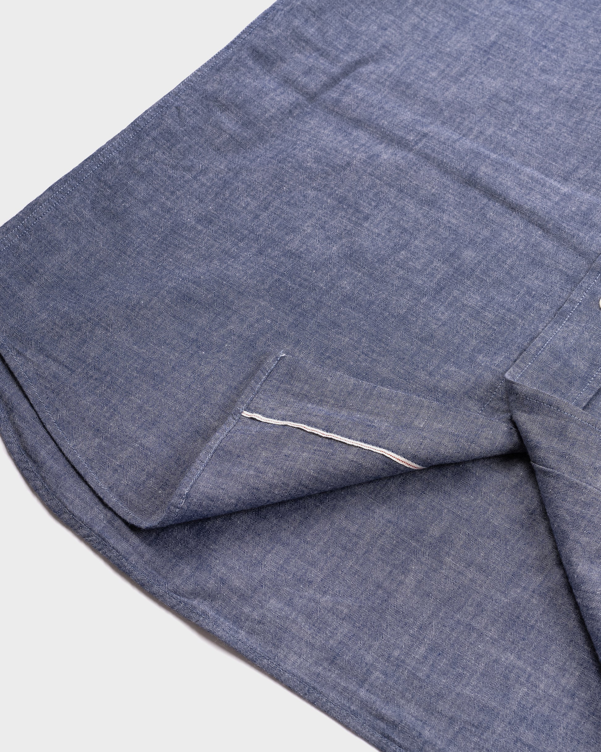 TOAST Otis Selvedge Chambray Shirt - Indigo