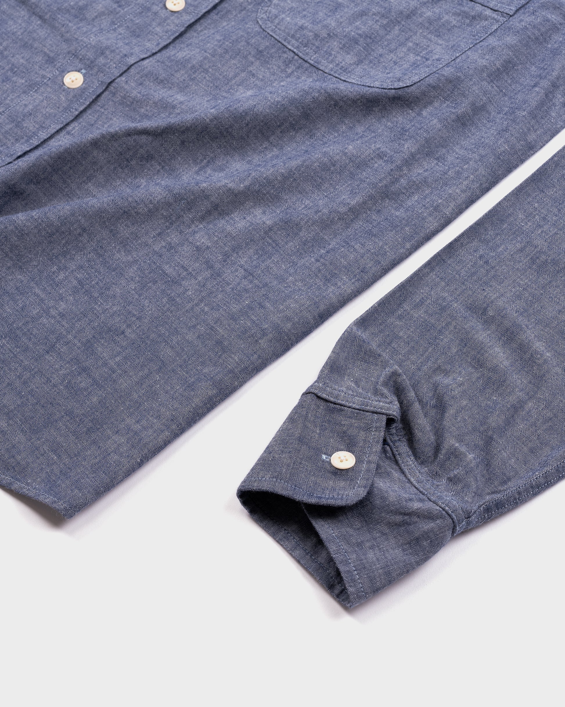 TOAST Otis Selvedge Chambray Shirt - Indigo