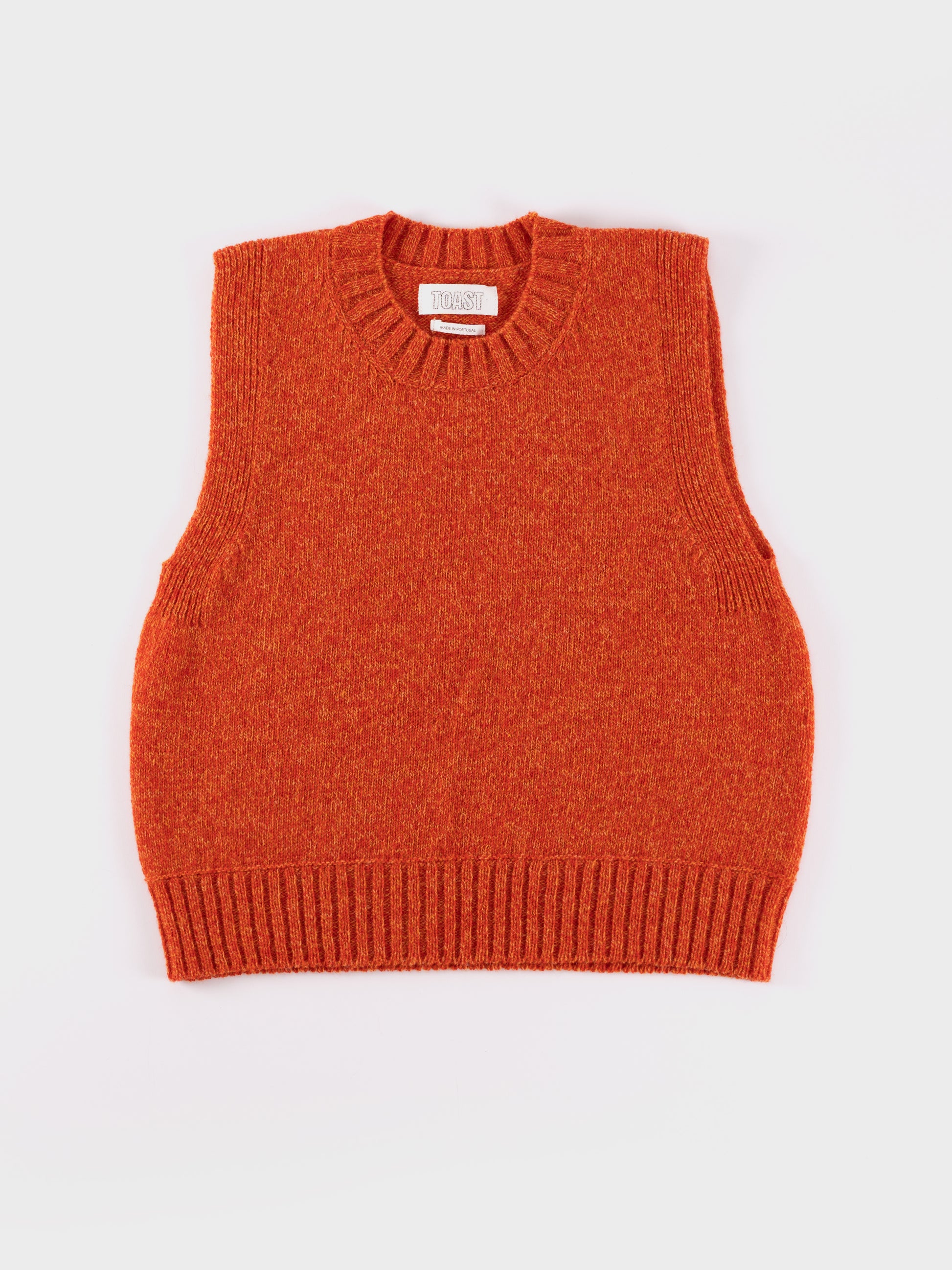 TOAST Neat Mouline Wool Tank - Amber Marl