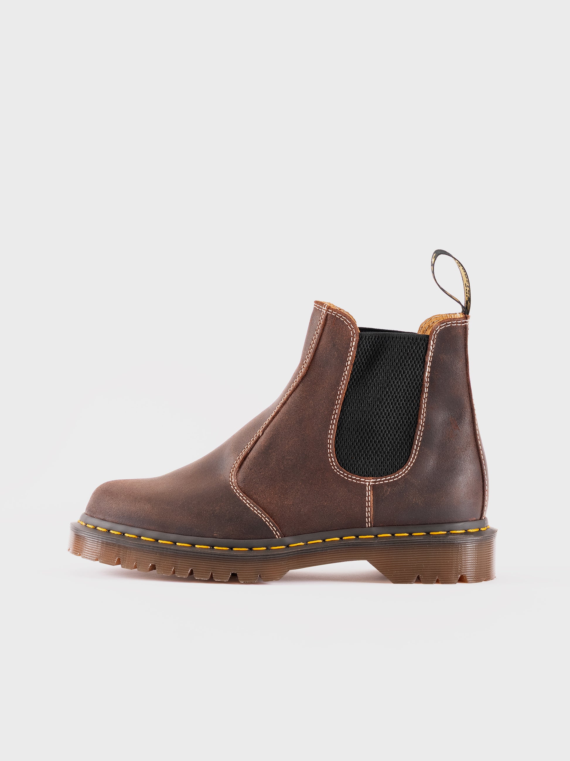 Dr Martens 2976 Made in England Wax Commander Chelsea Boots - Rustic Brown Leather