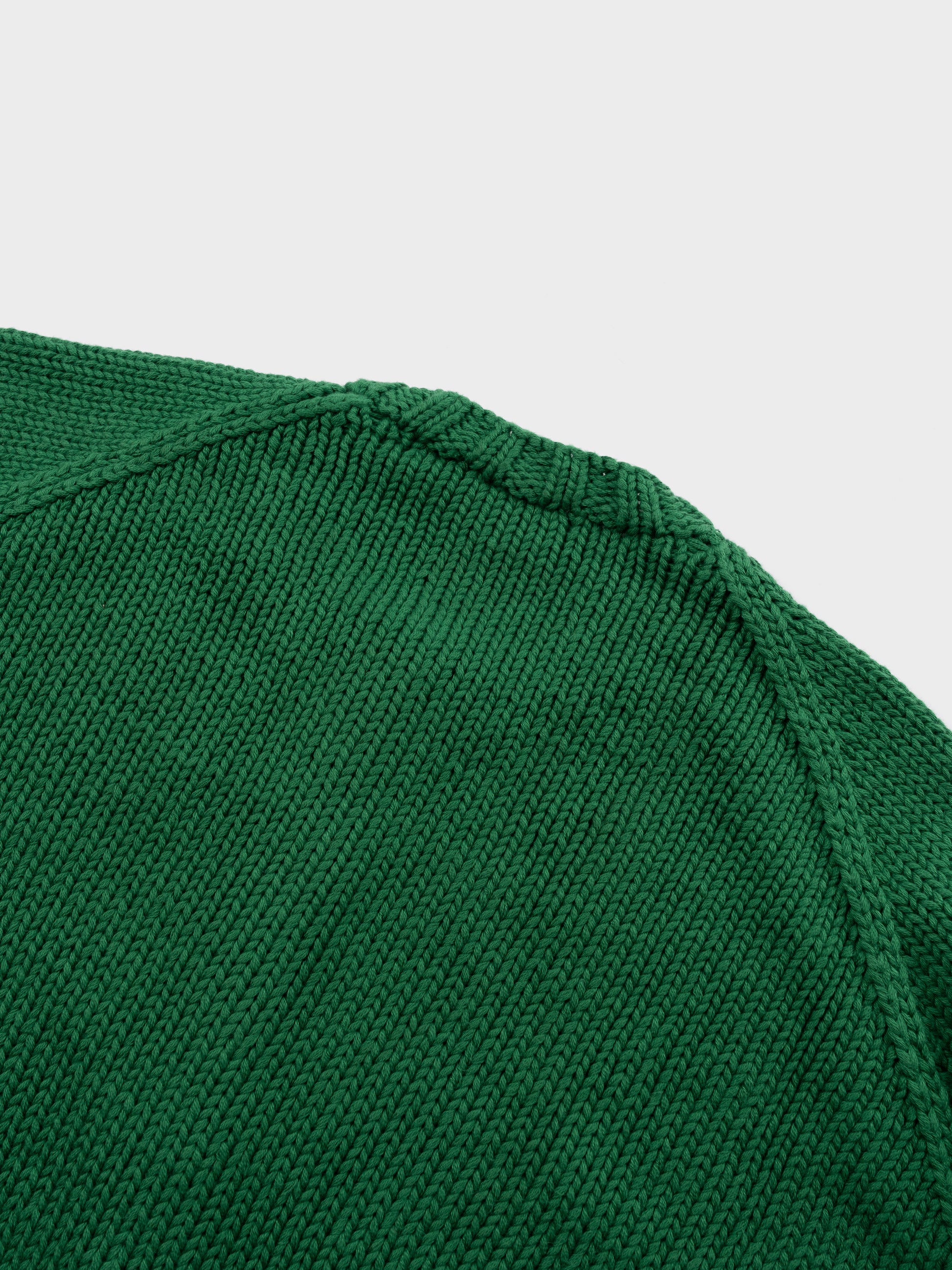 YMC Atomic Cardigan - Green/Ecru