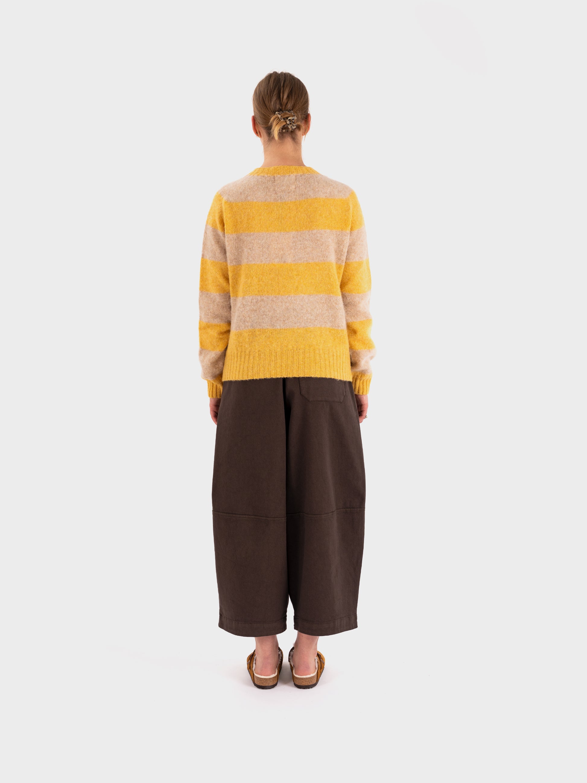 YMC Jets Crew Knit - Marzipan/Tusk