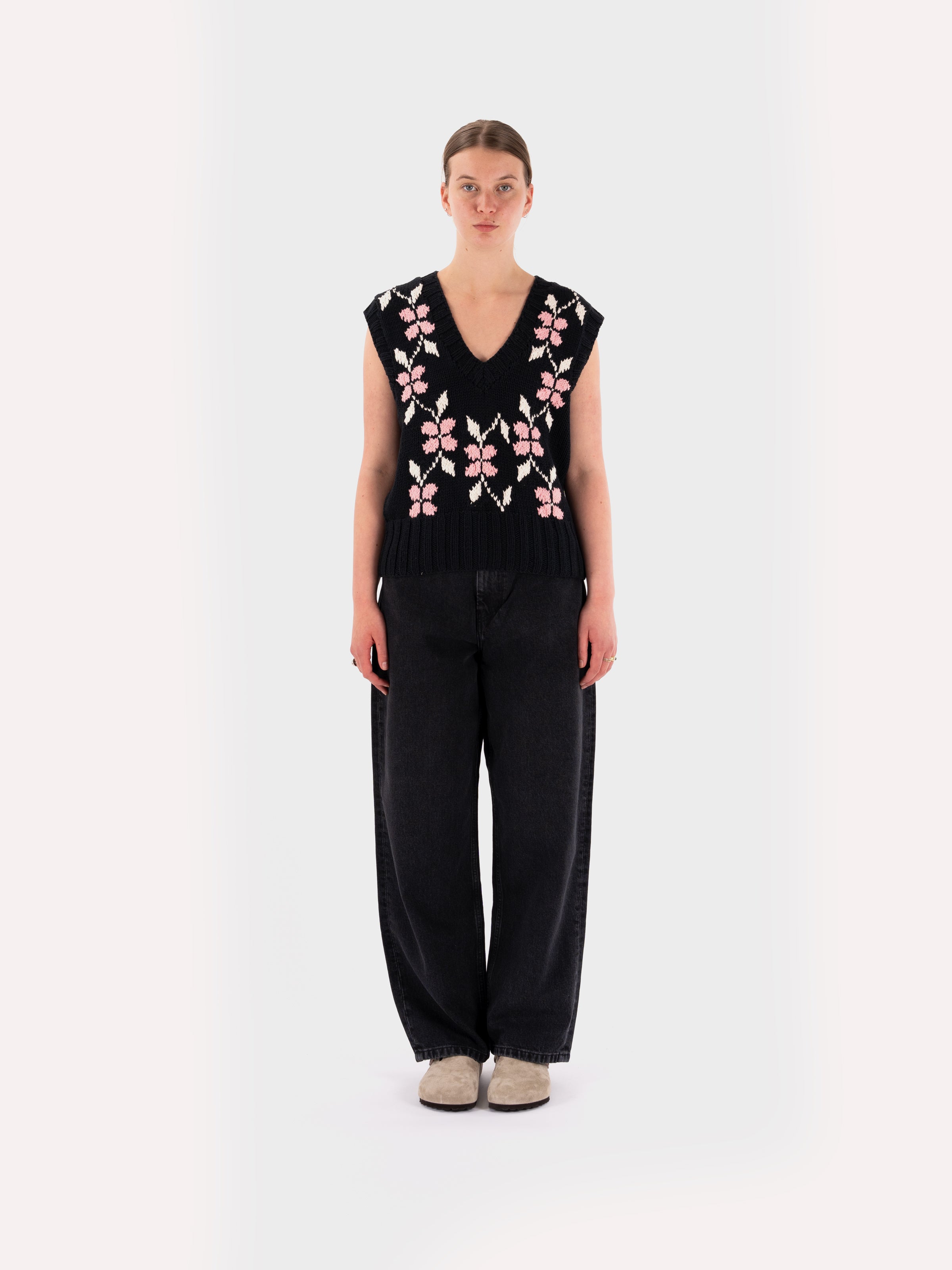 ミュージシャン HYSFORM FLOWER STAND KNIT VEST HYSFORM FLOWER STAND KNIT VEST - メルカリ