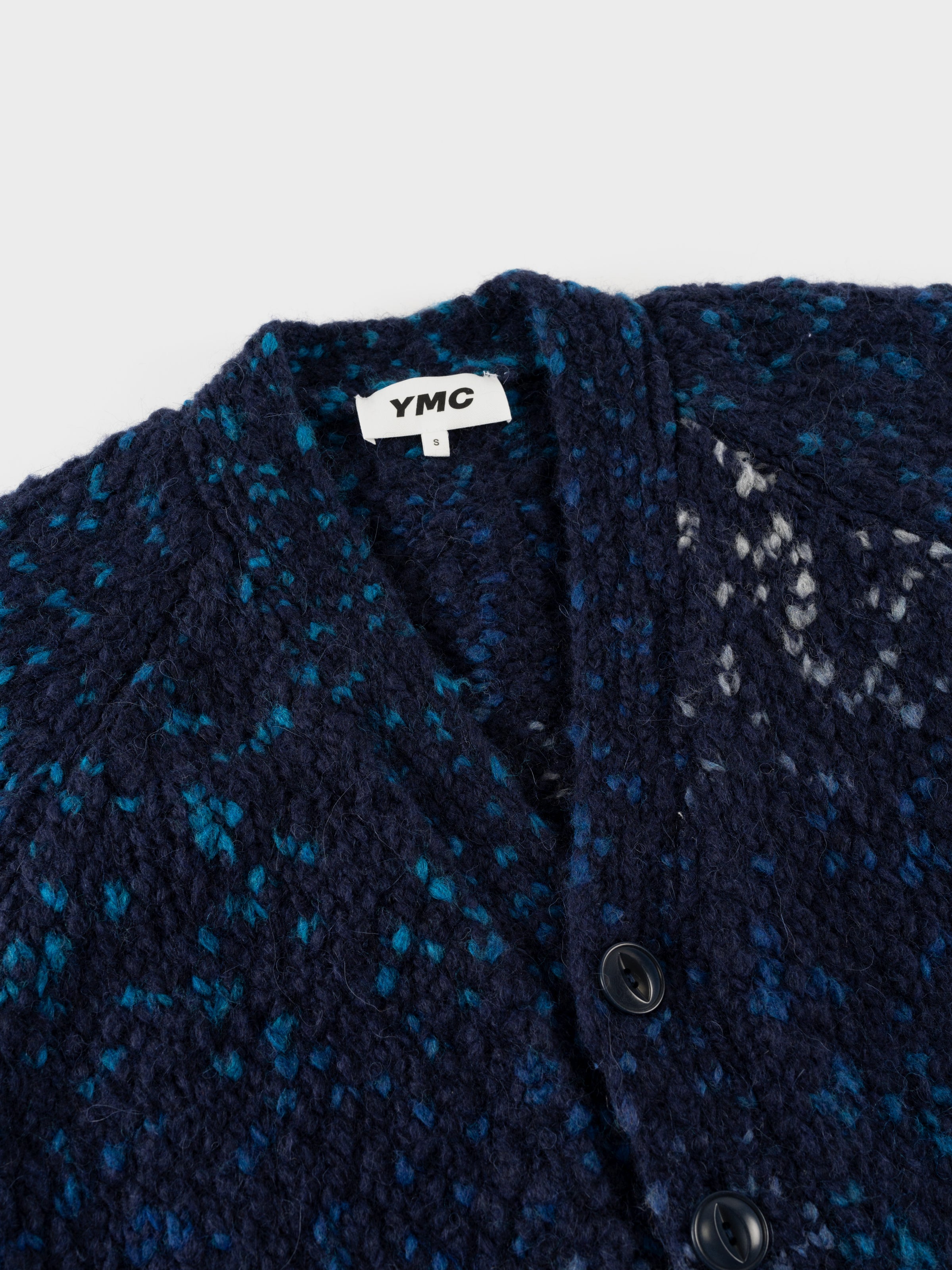 YMC Kurt Cardigan - Navy – Seven Stones