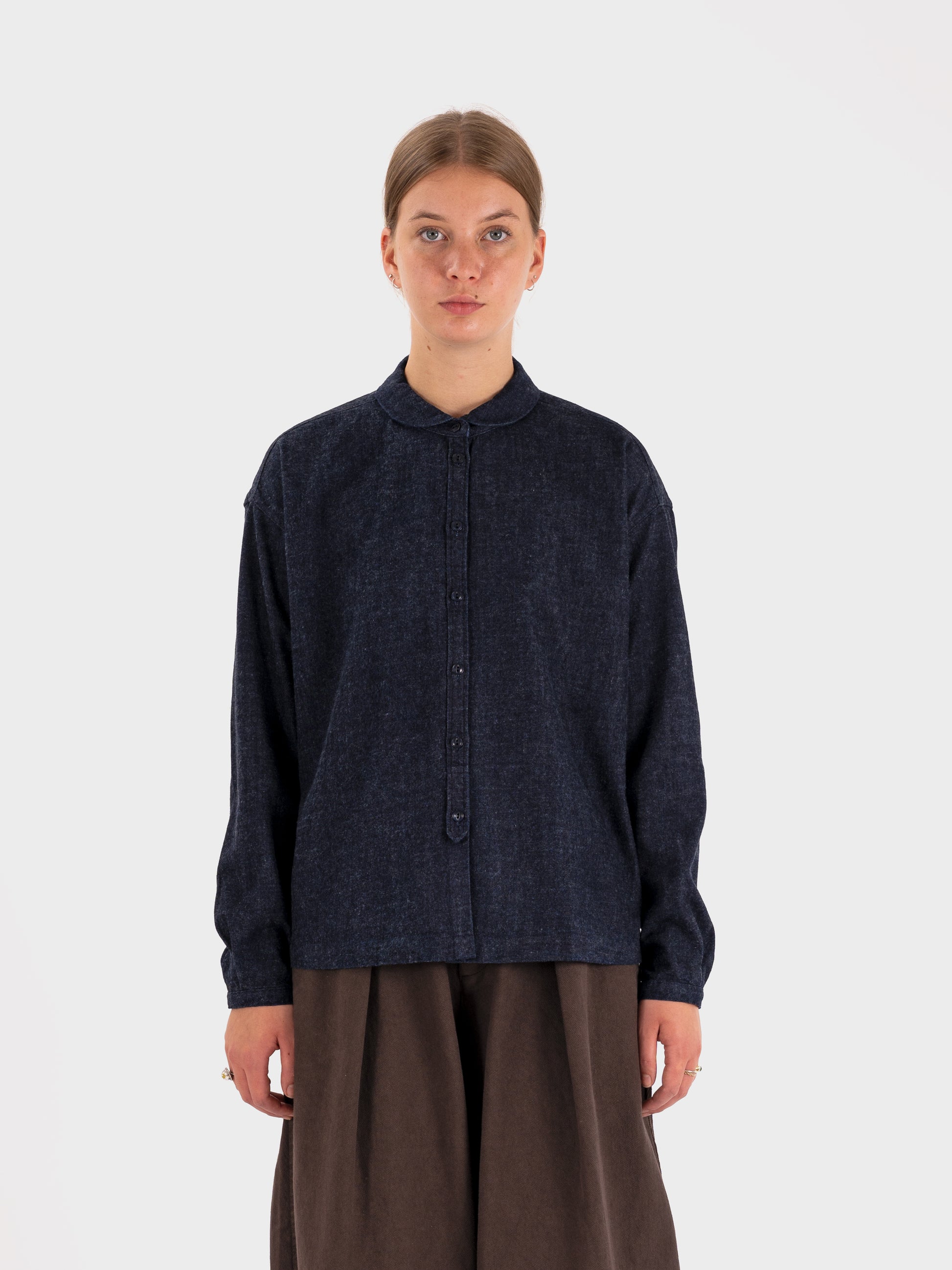 YMC LS Marianne Shirt - Indigo