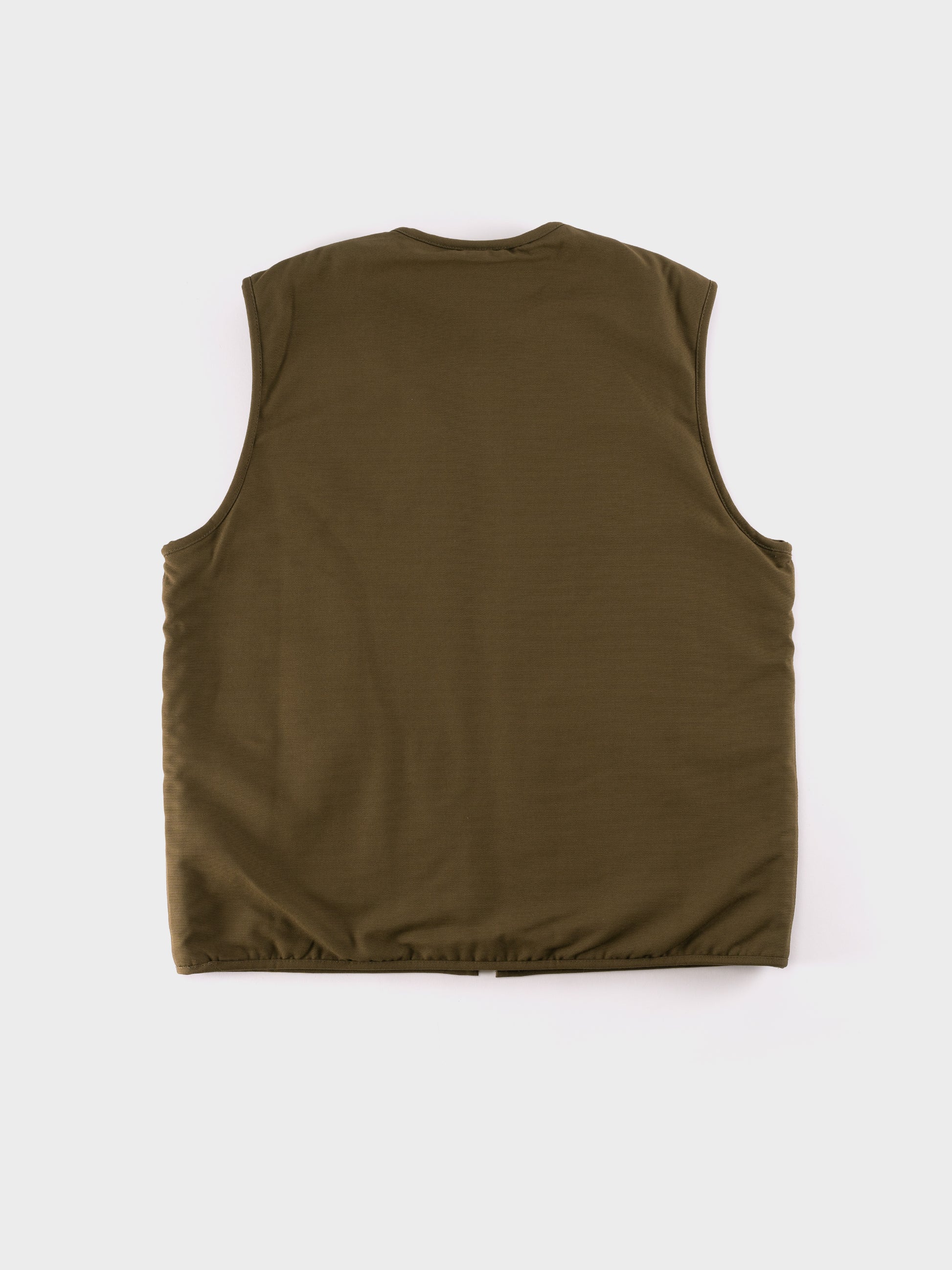 YMC Wyatt Reversible Gilet - Olive