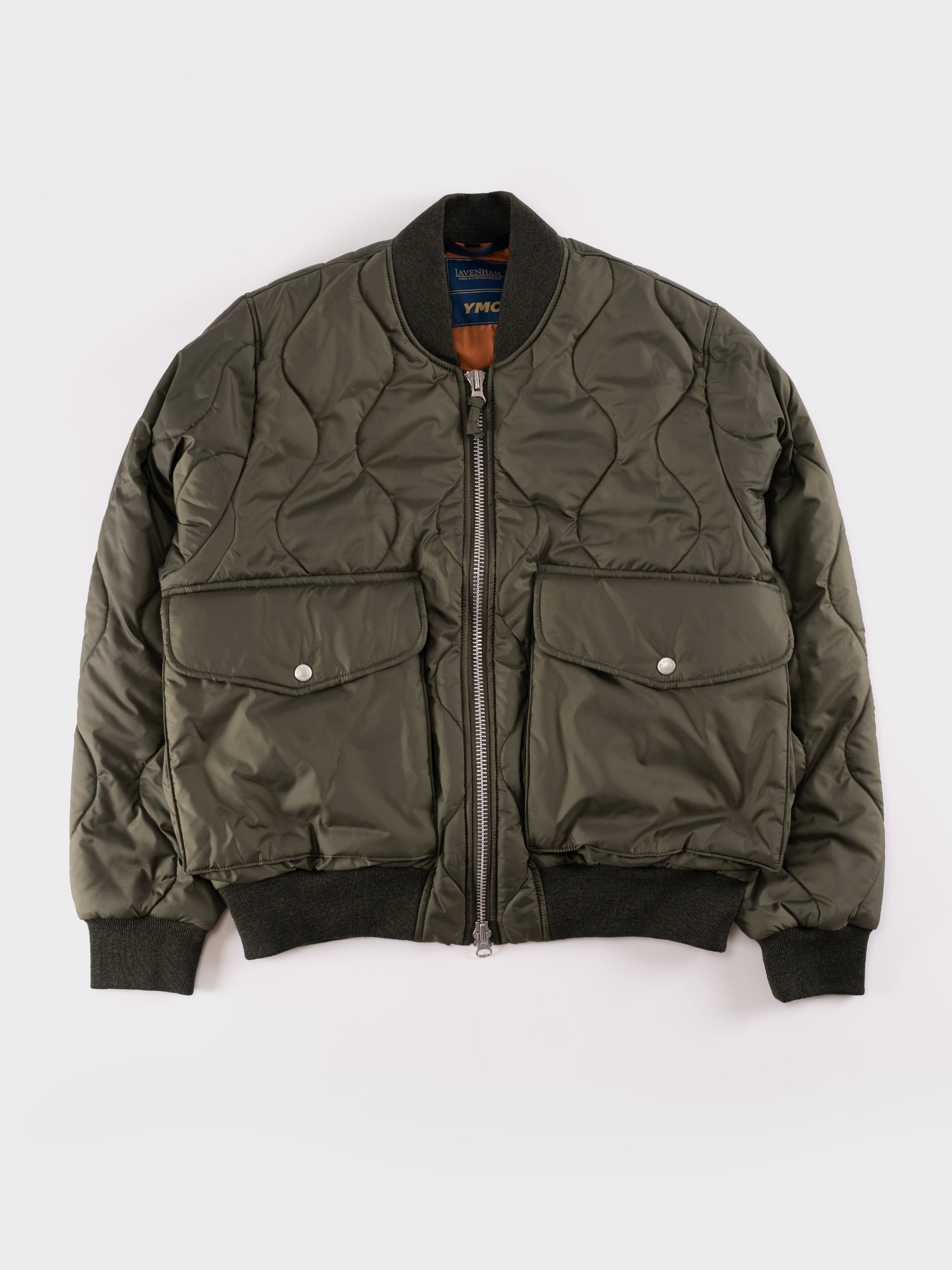 YMX x Lavenham Bros Bomber jacket - Olive Green